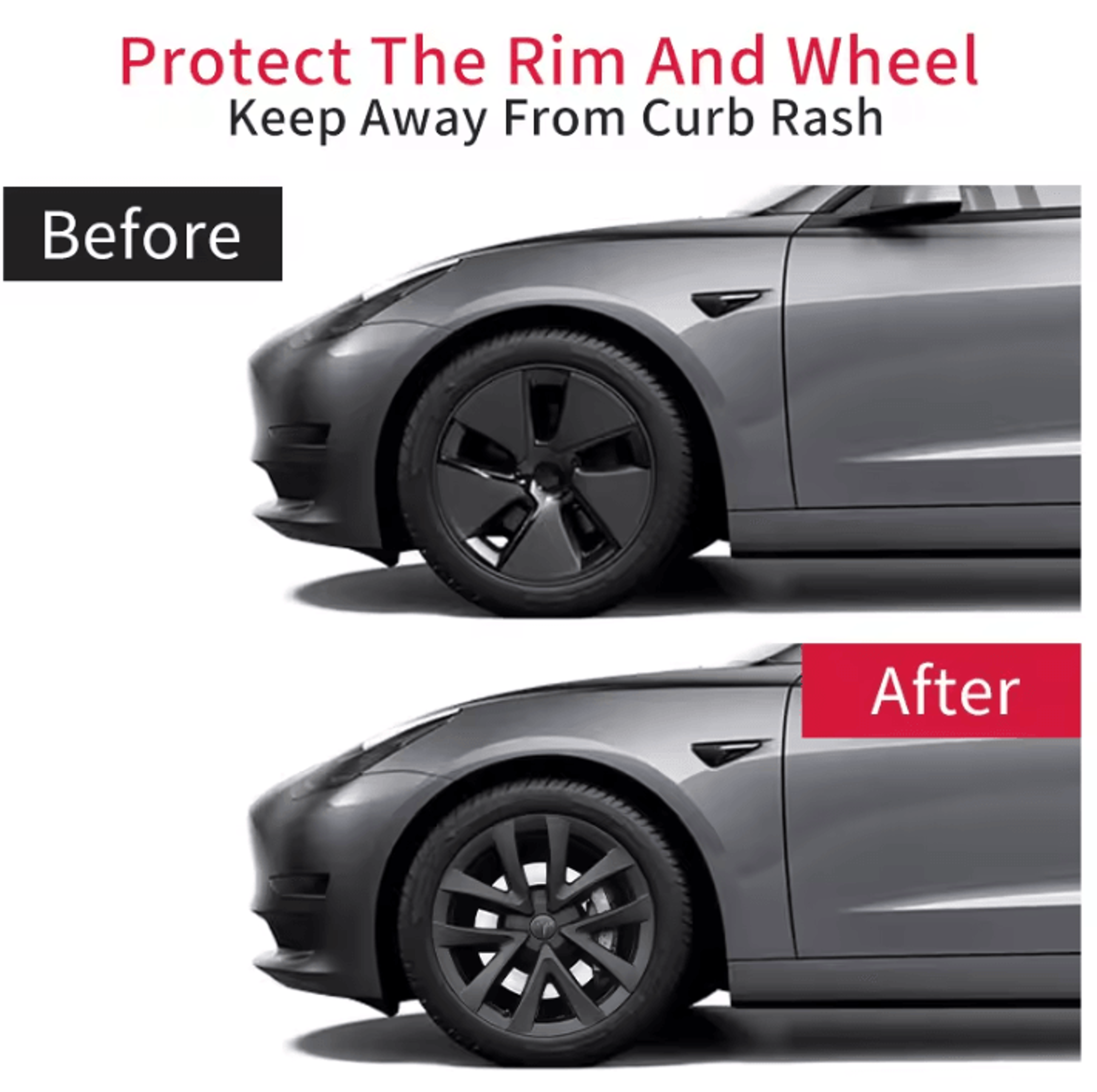 Tesla Model 3 Arachnid Style 18Inch Wheel Cover Set 3