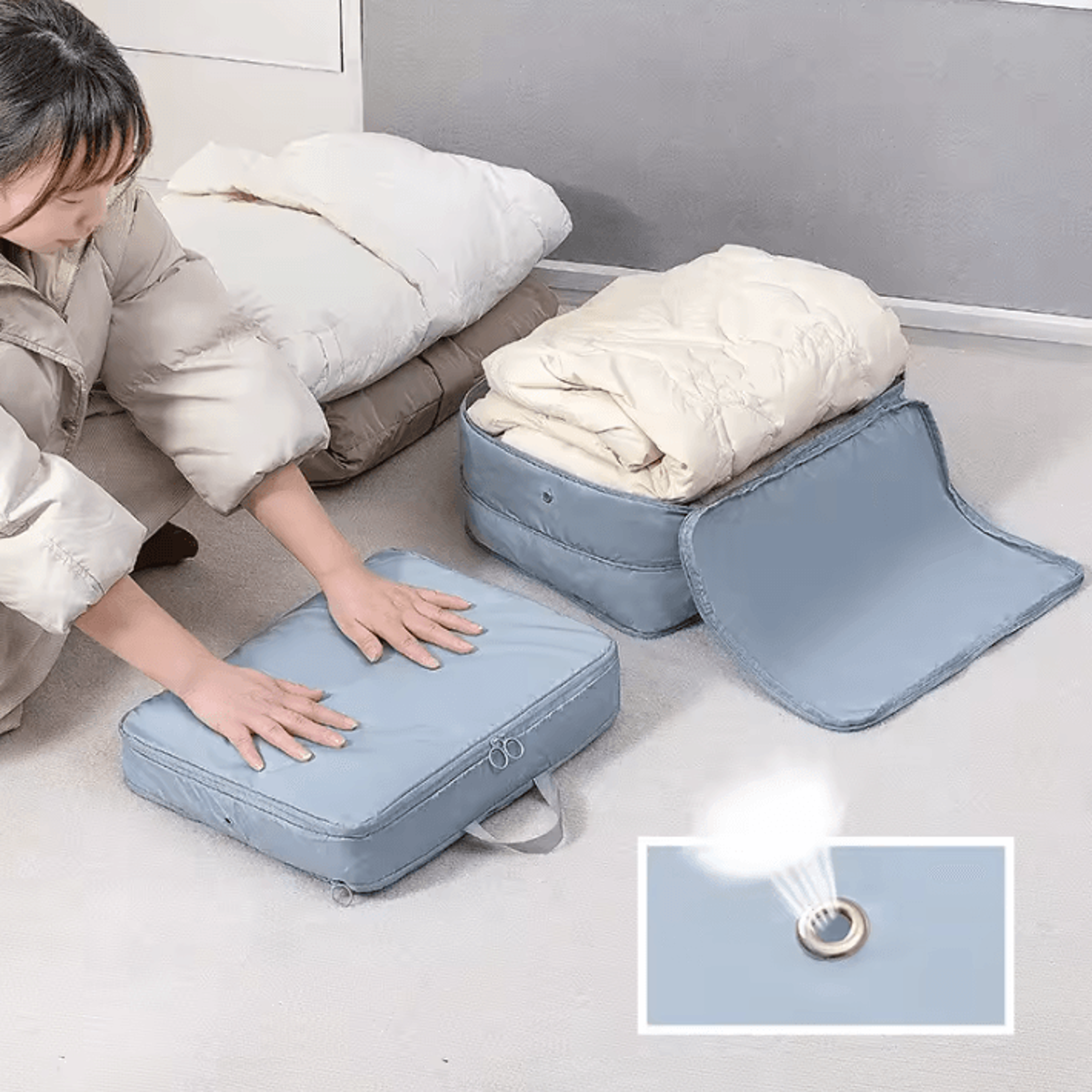 travel compression packing cubes for luggage organization