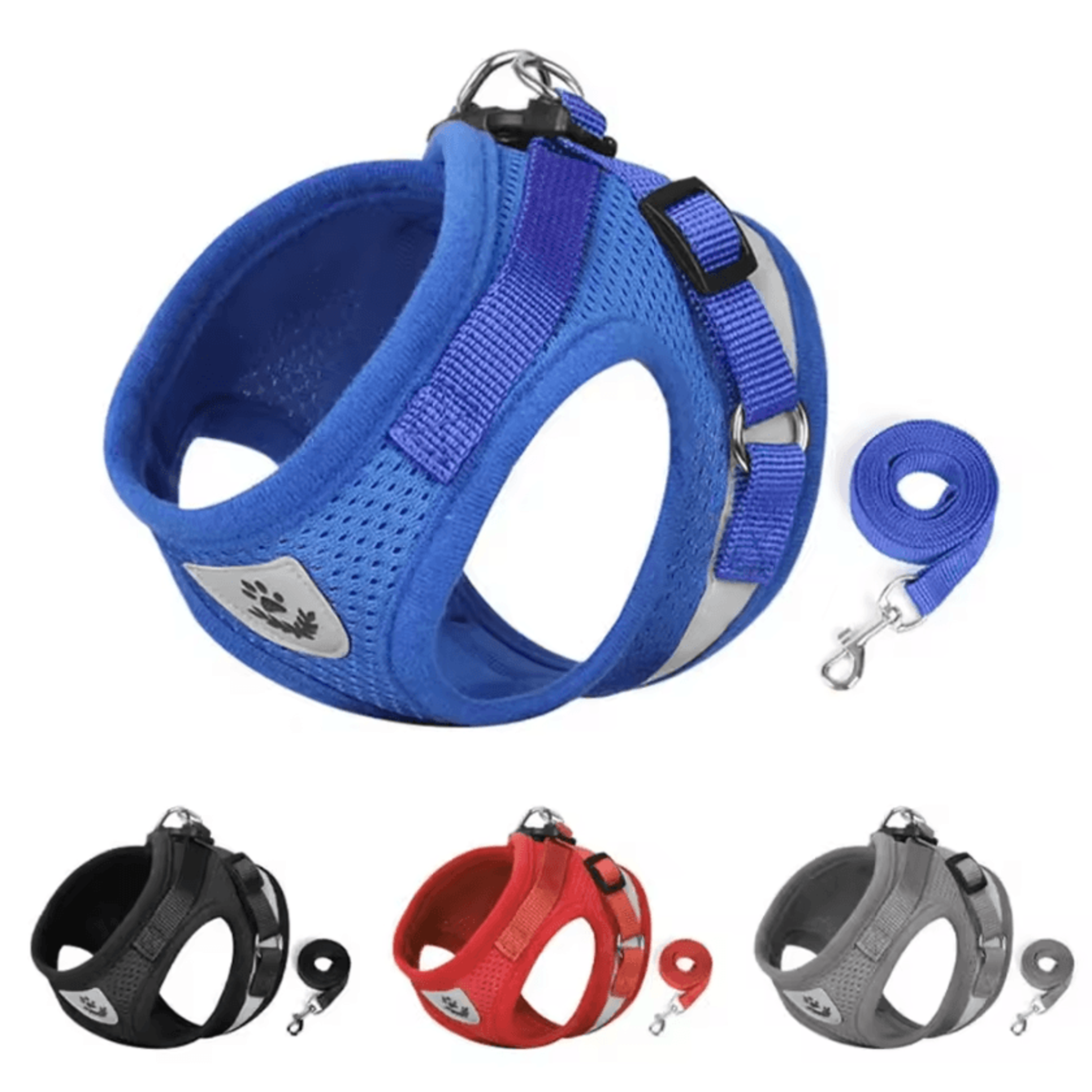 SafeStride Reflective Cat Harness  Leash Set  Escape Proof Soft Mesh Vest For Cats  Kittens 1