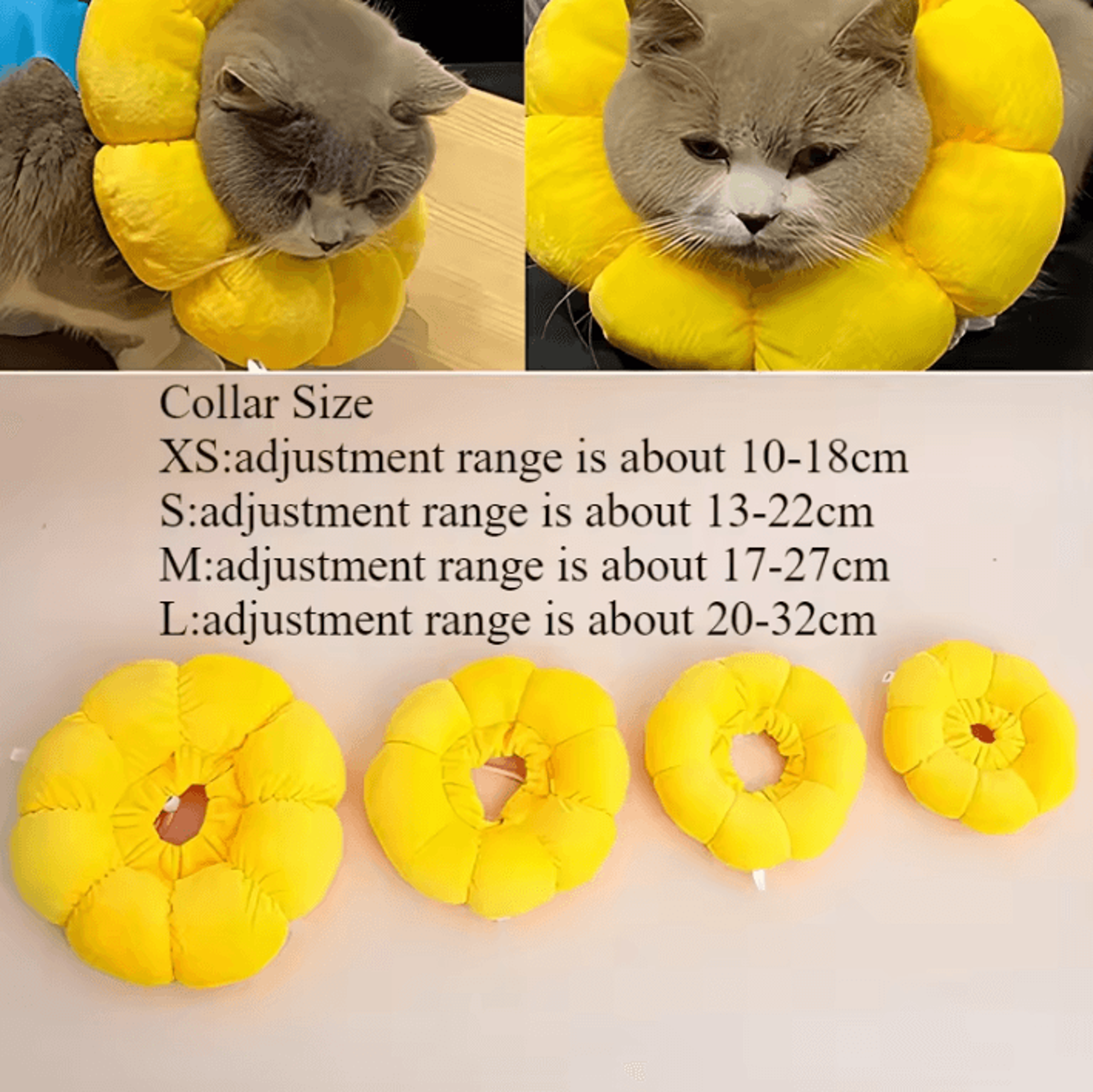 SunBloom Soft Recovery Collar For Cats  Kittens 1