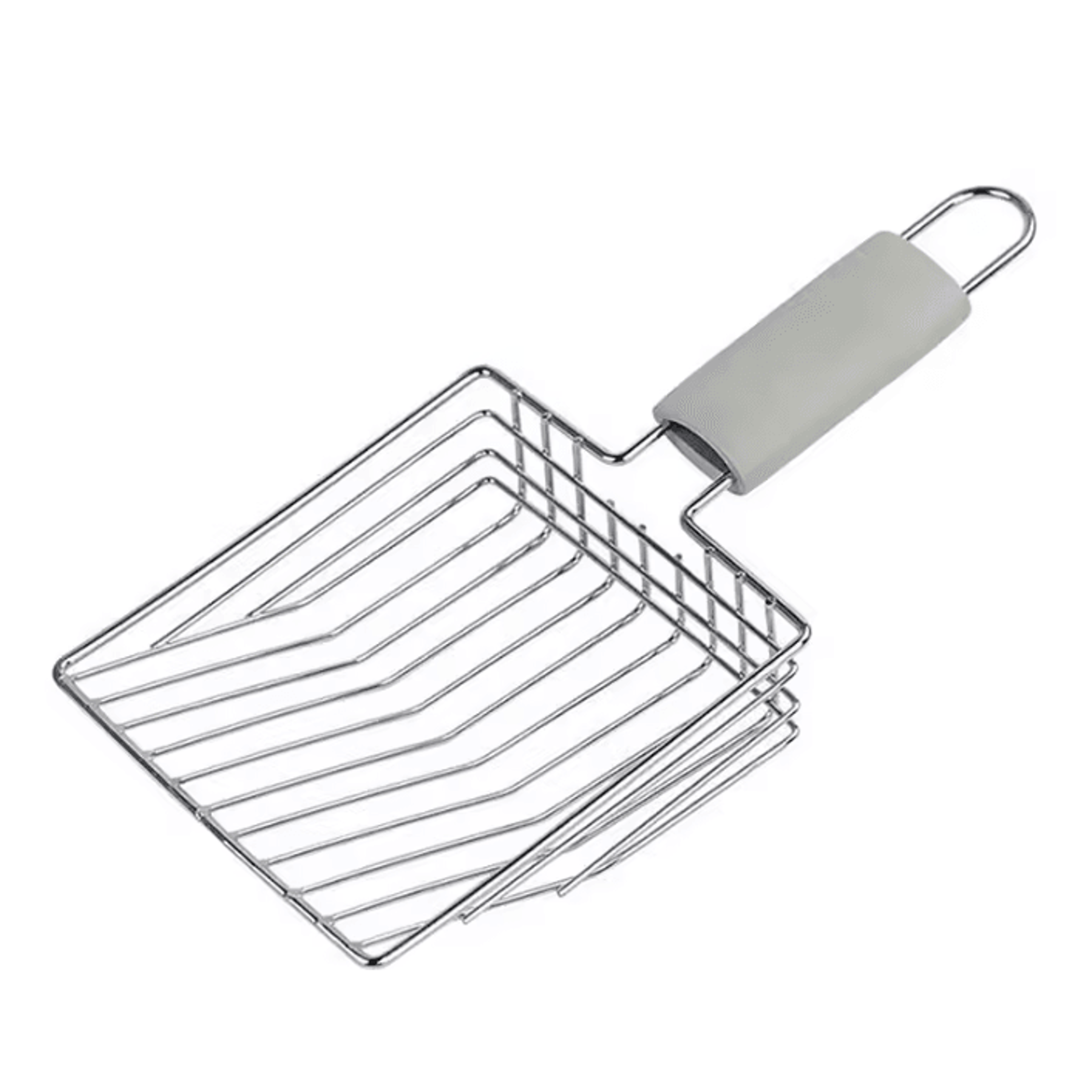HeavyDuty Stainless Steel Cat Litter Scoop With Aluminum Handle 1