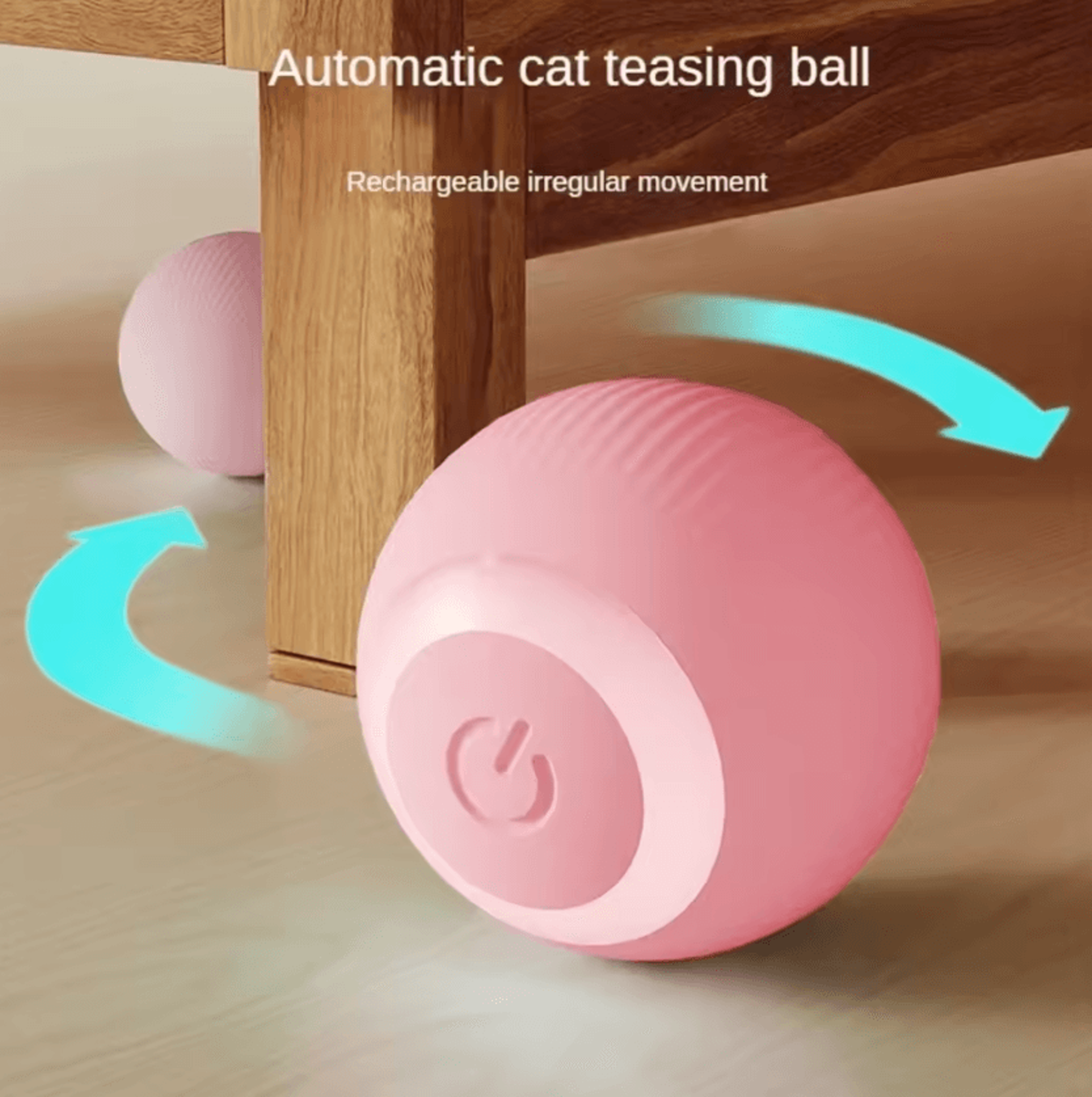 Smart Rechargeable Rolling Ball Cat Toy 2