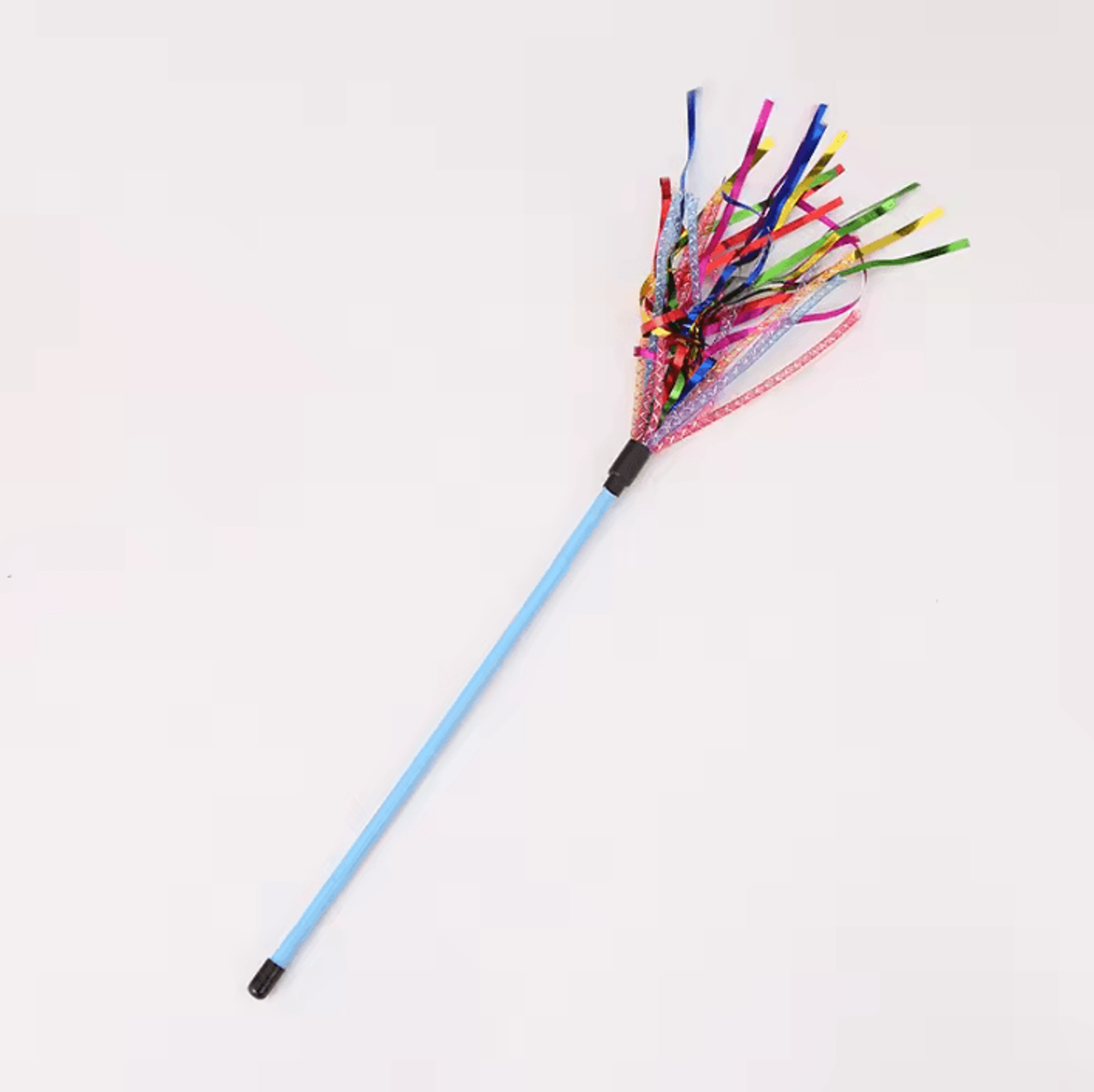 Colorful Tube Teaser Wand Toy For Cats  Kittens 4