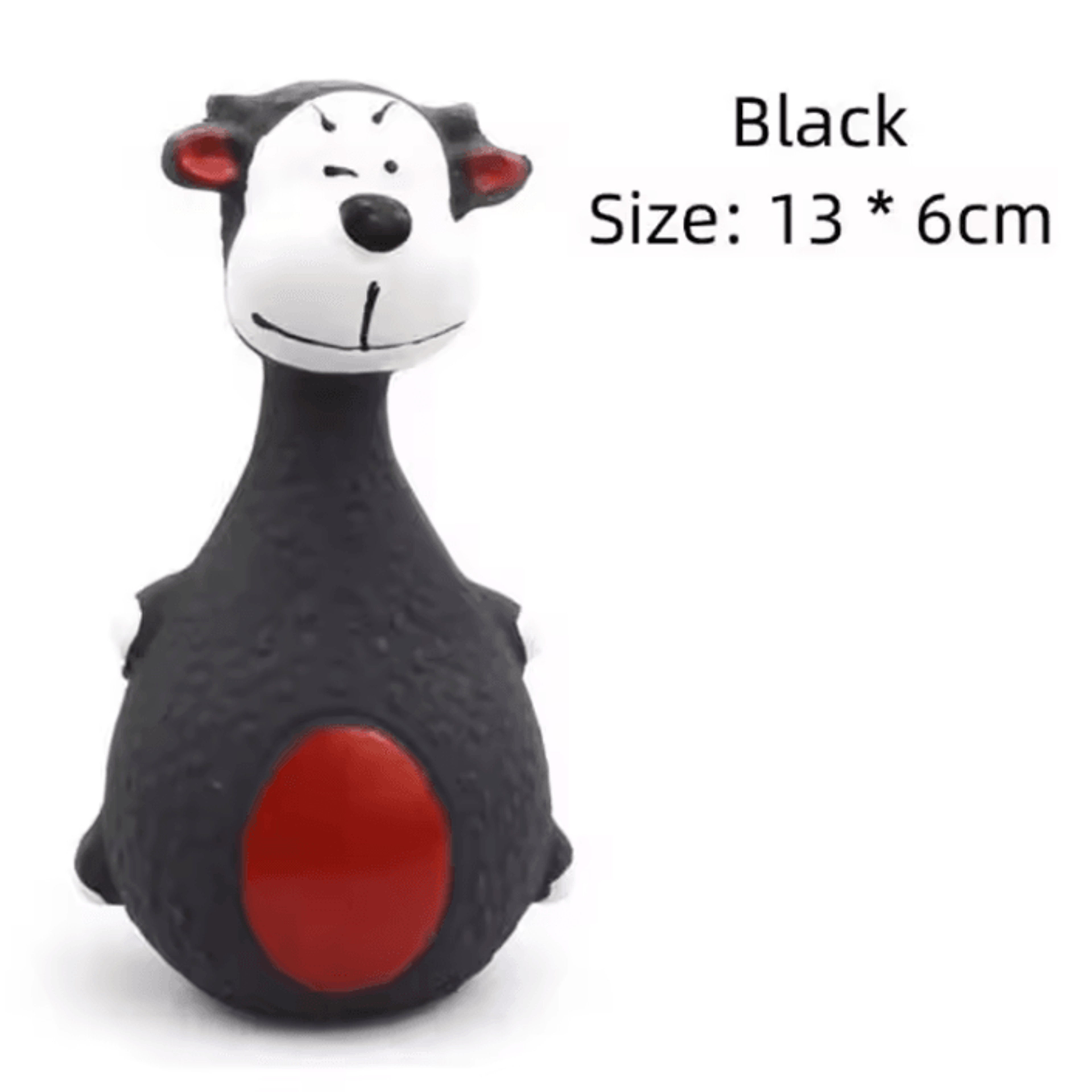SqueakySafari Latex Dog Chew Toy  Elephant  Cow Edition 5