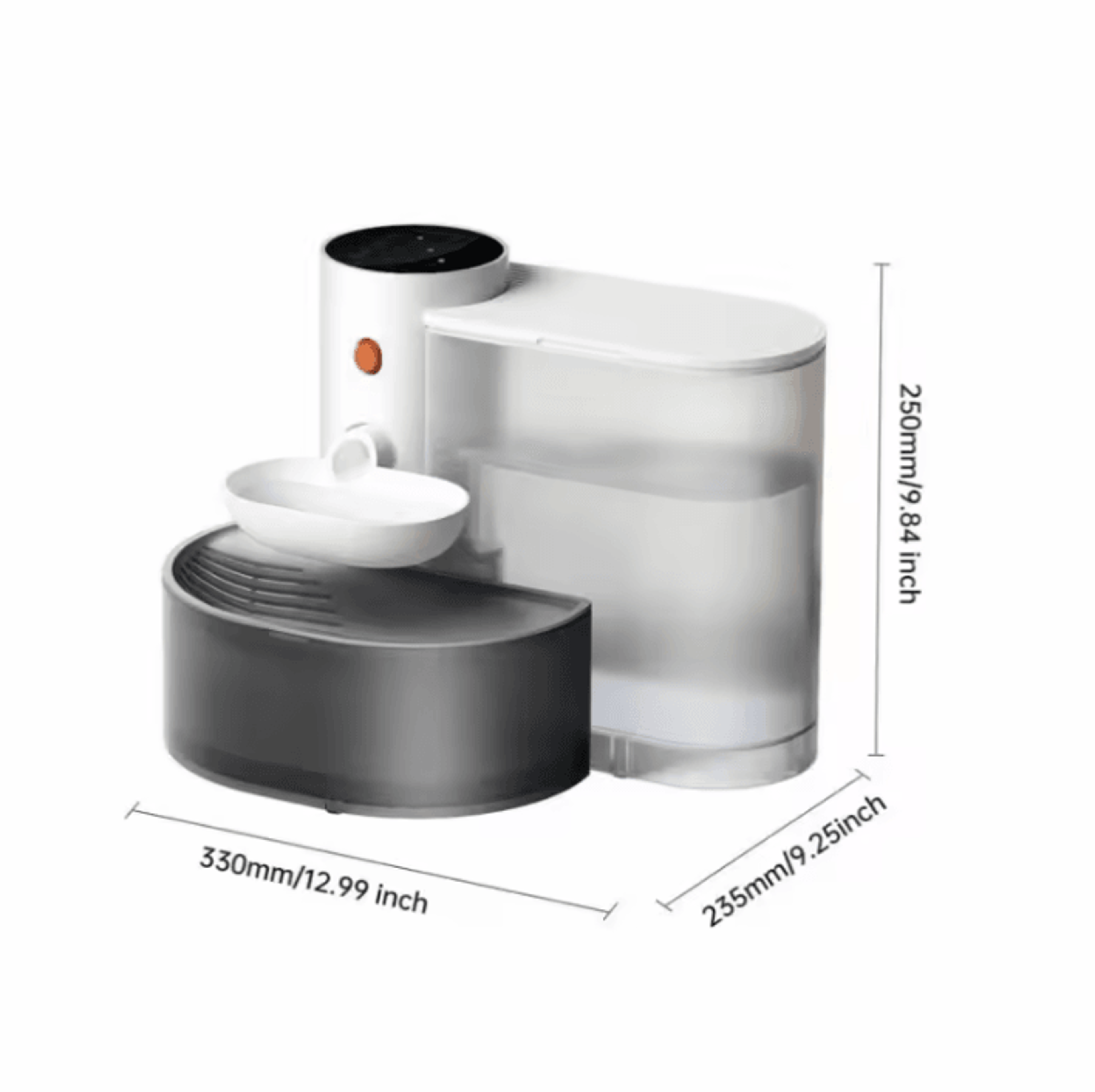 Smart MotionSensing Pet Water Dispenser  Rechargeable Automatic Water Fountain For Cats  Dogs 4