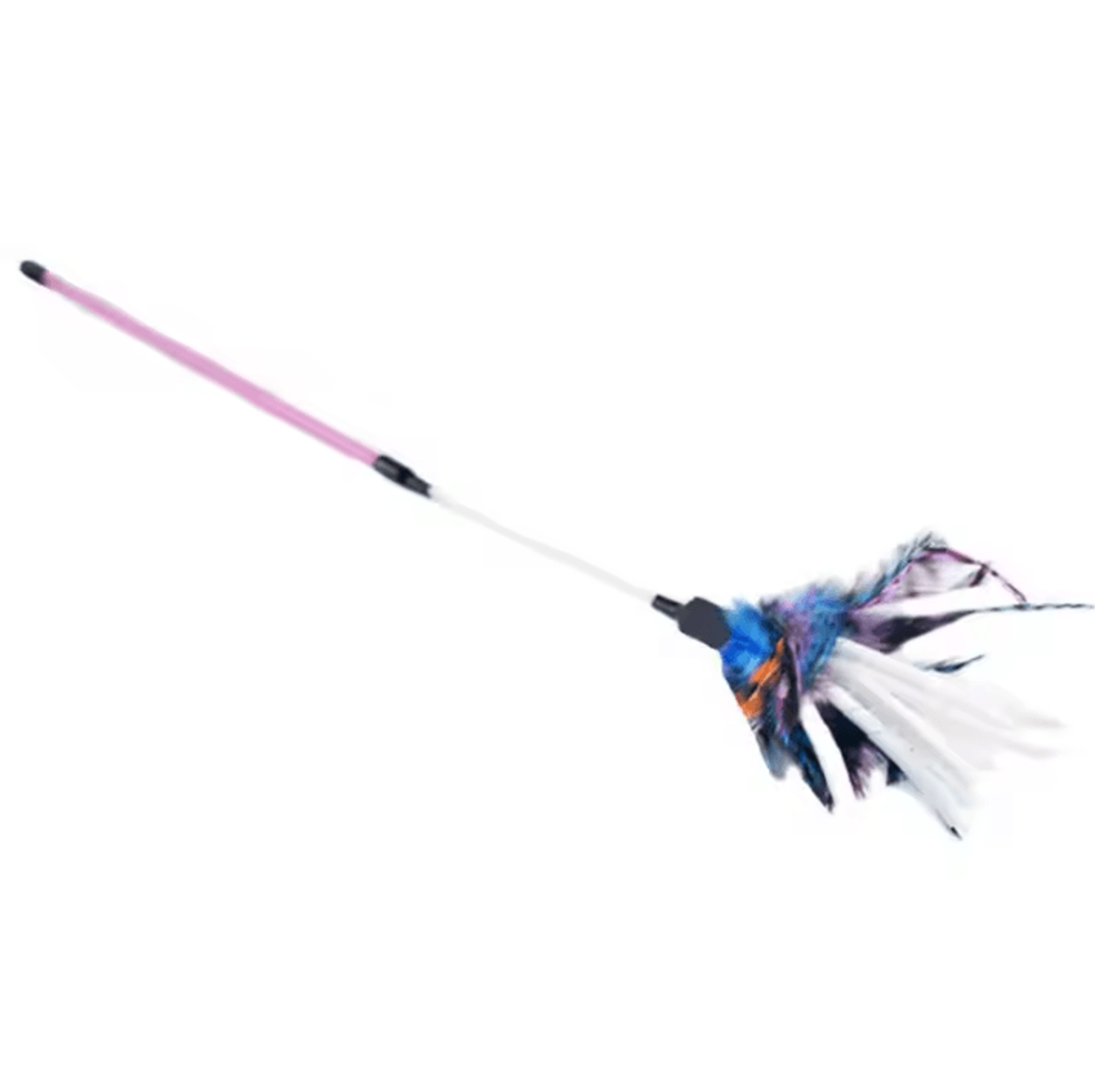 Spiral Feather Cat Wand Toy  Interactive Teaser Toy For Active Cats  Kittens 4