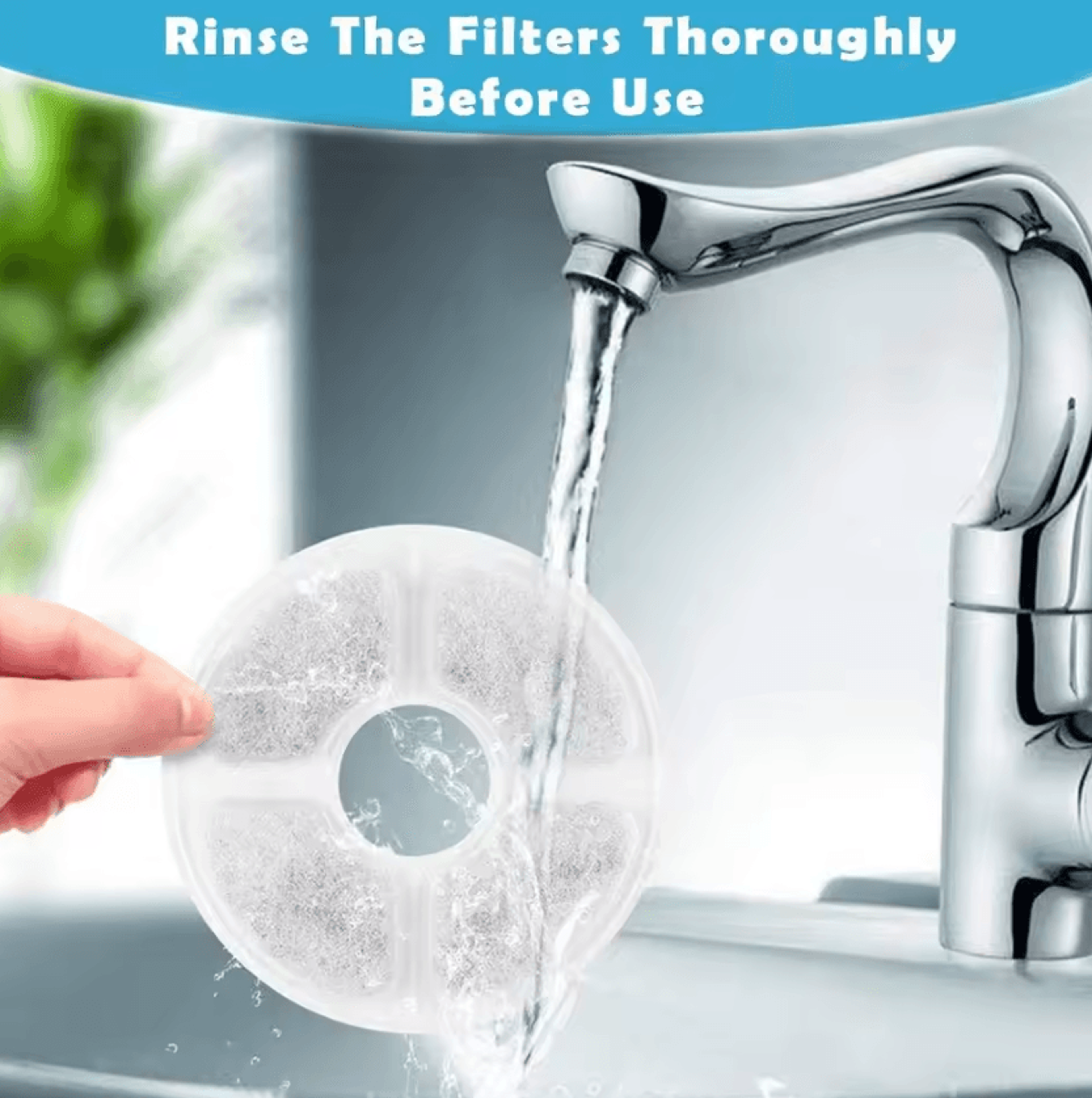 PureFlow Activated Carbon Water Fountain Filter Set 3