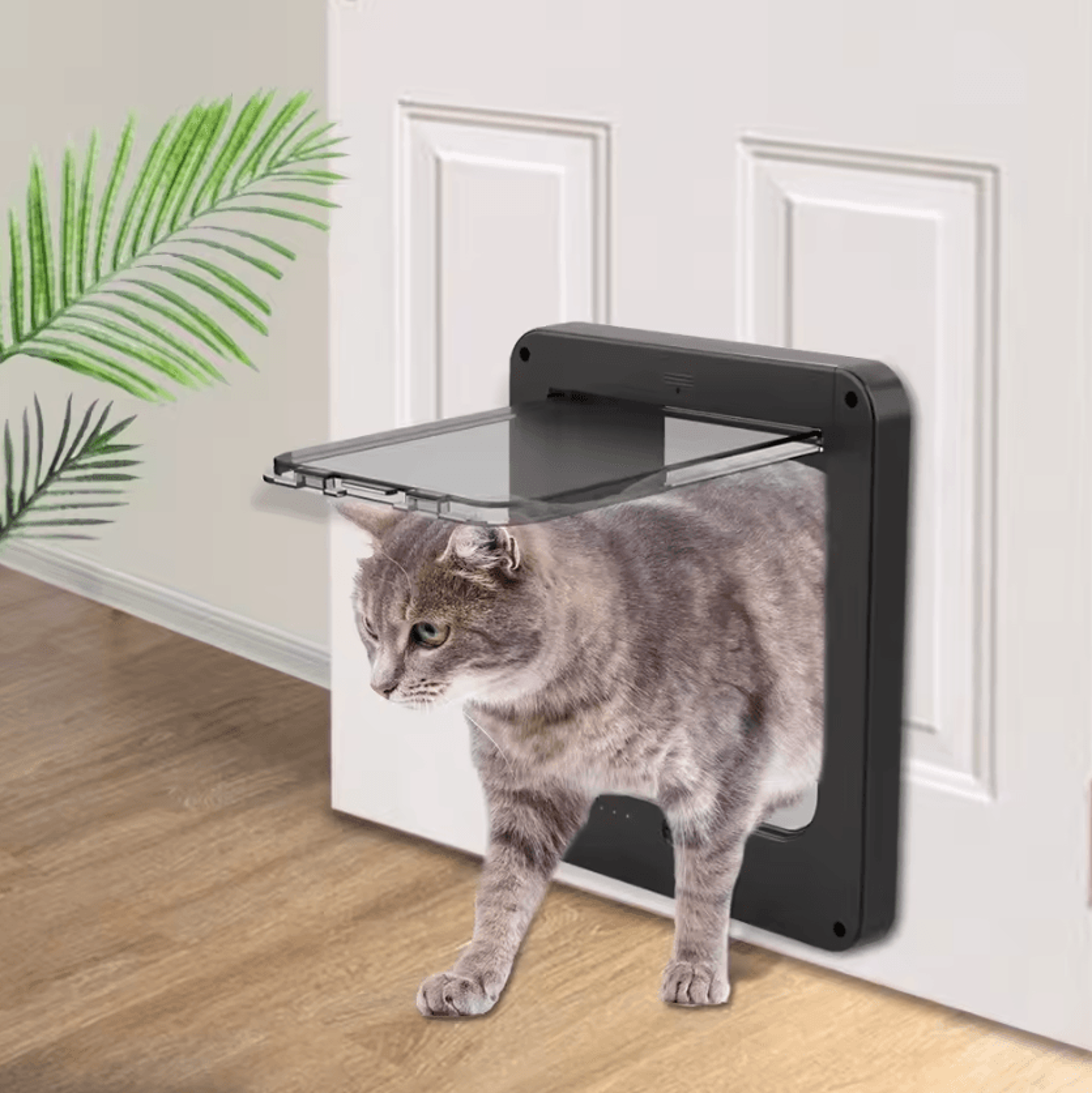 smart microchip automatic pet door