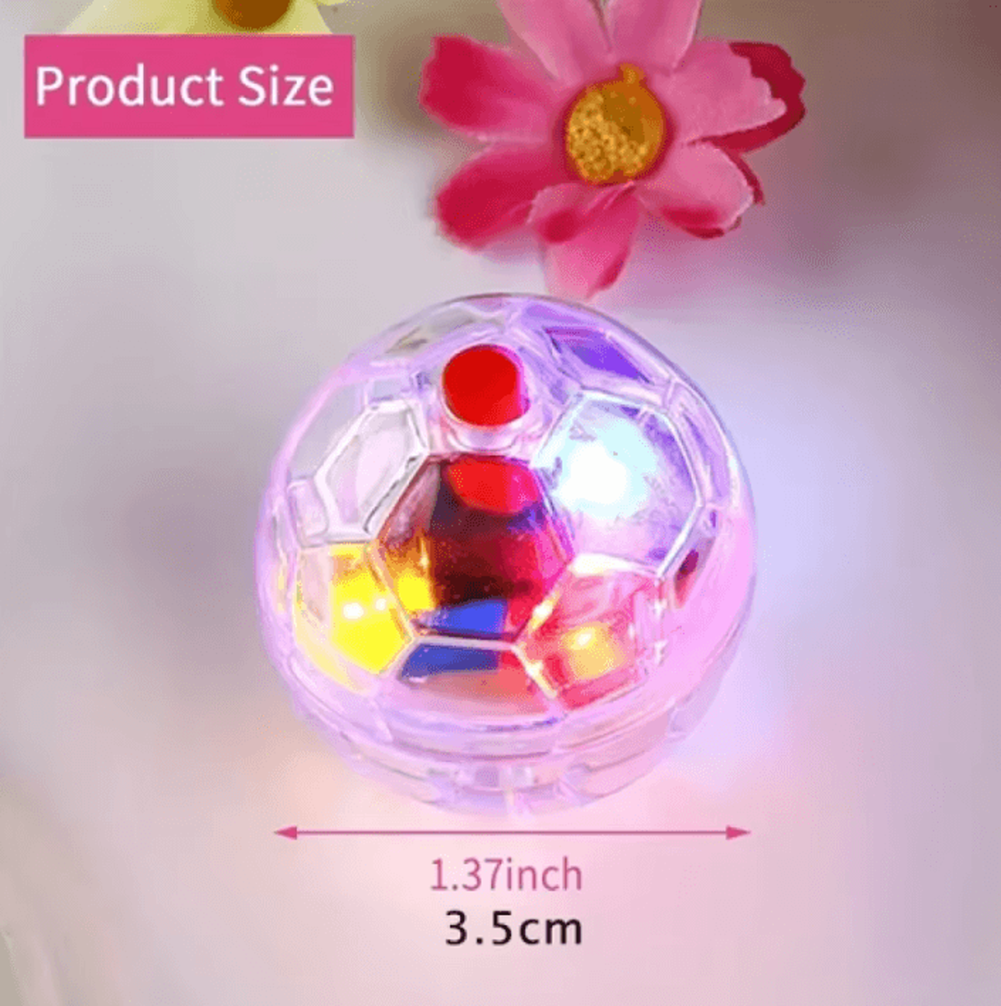 GlowChase Motion Activated Flash Ball Cat Toy Set 2