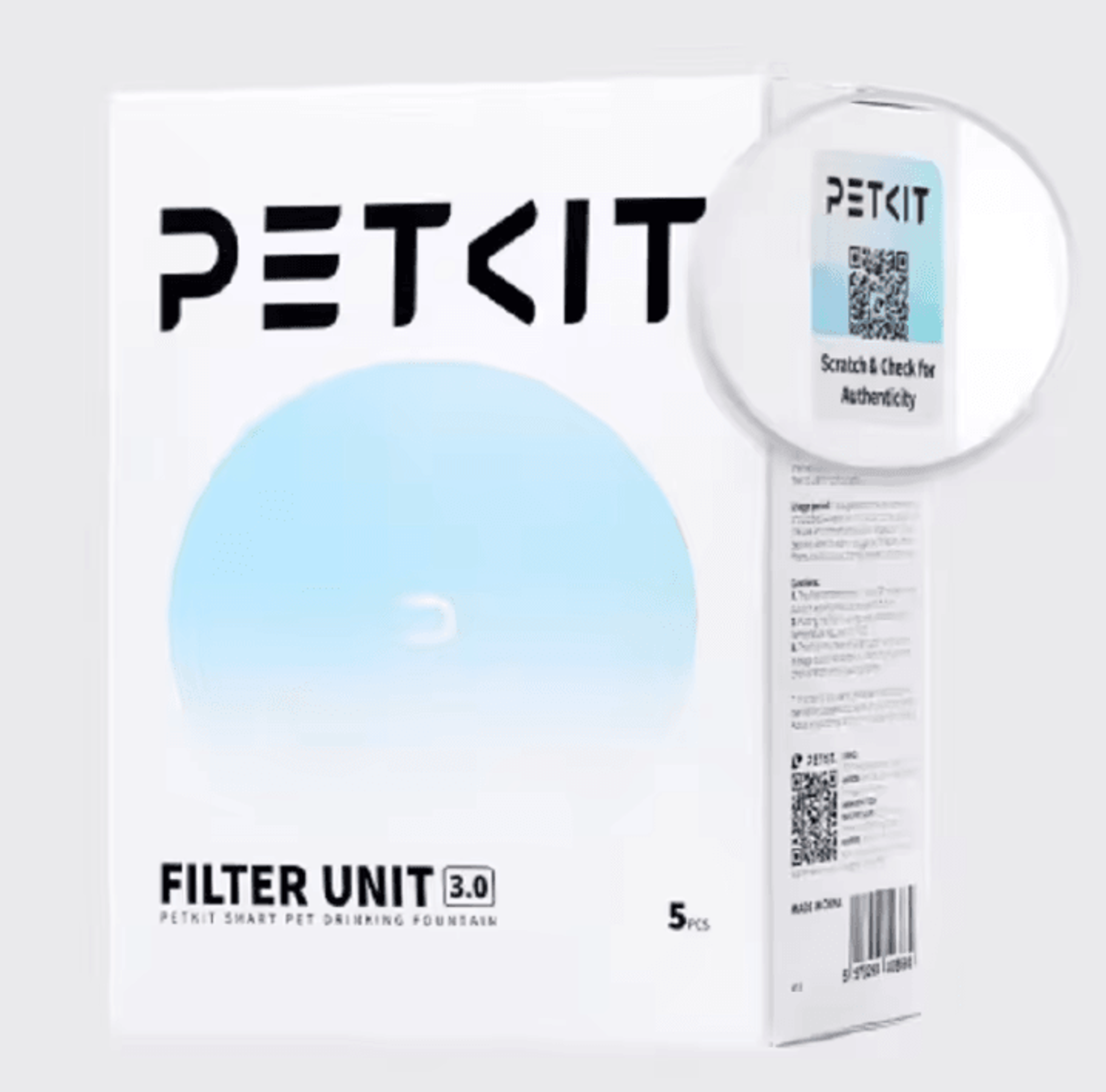 PETKIT Filter 30 Replacement Water Fountain Filter Pack 5