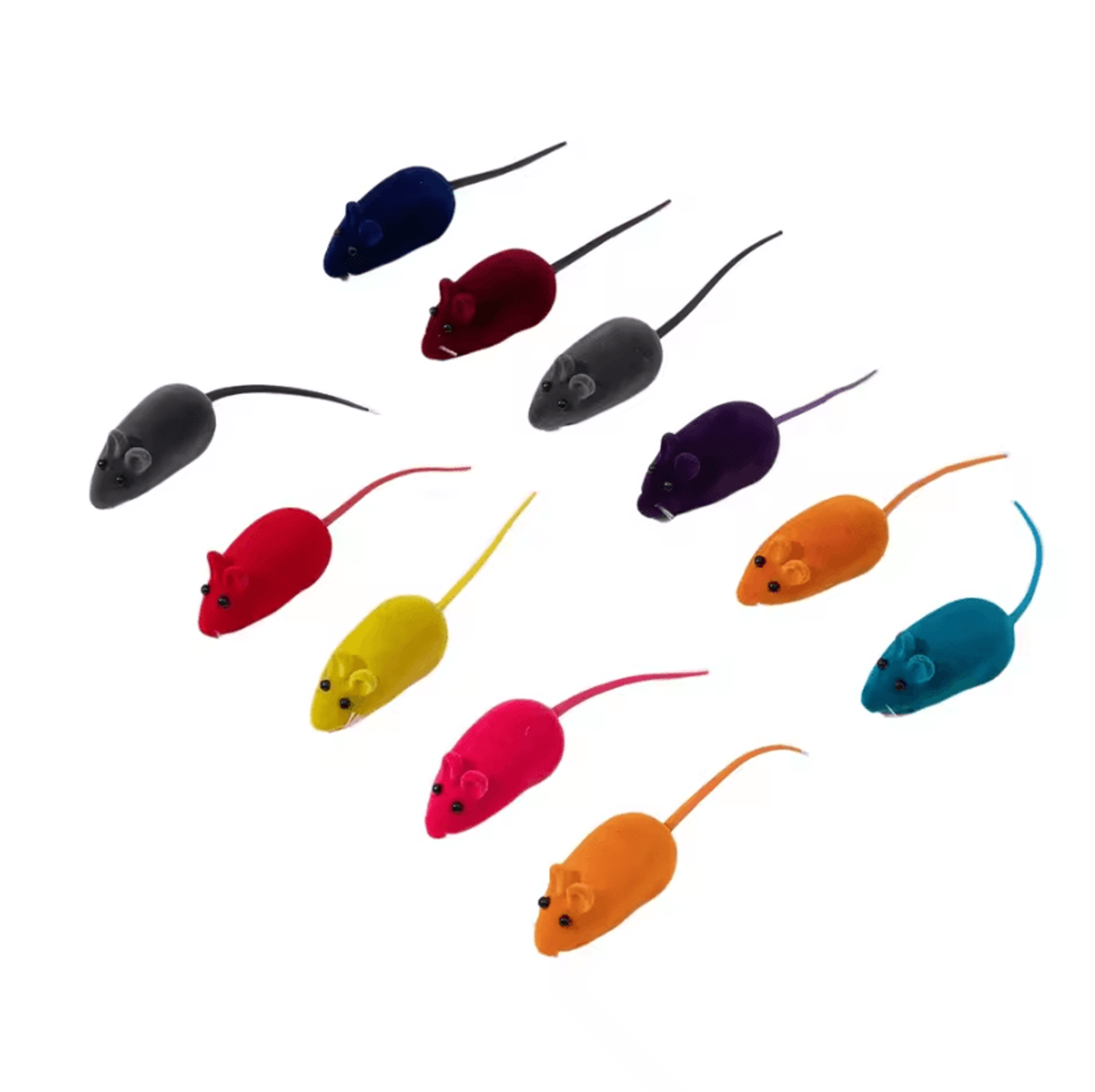 SqueakMouse Interactive Rubber Cat Toy 7