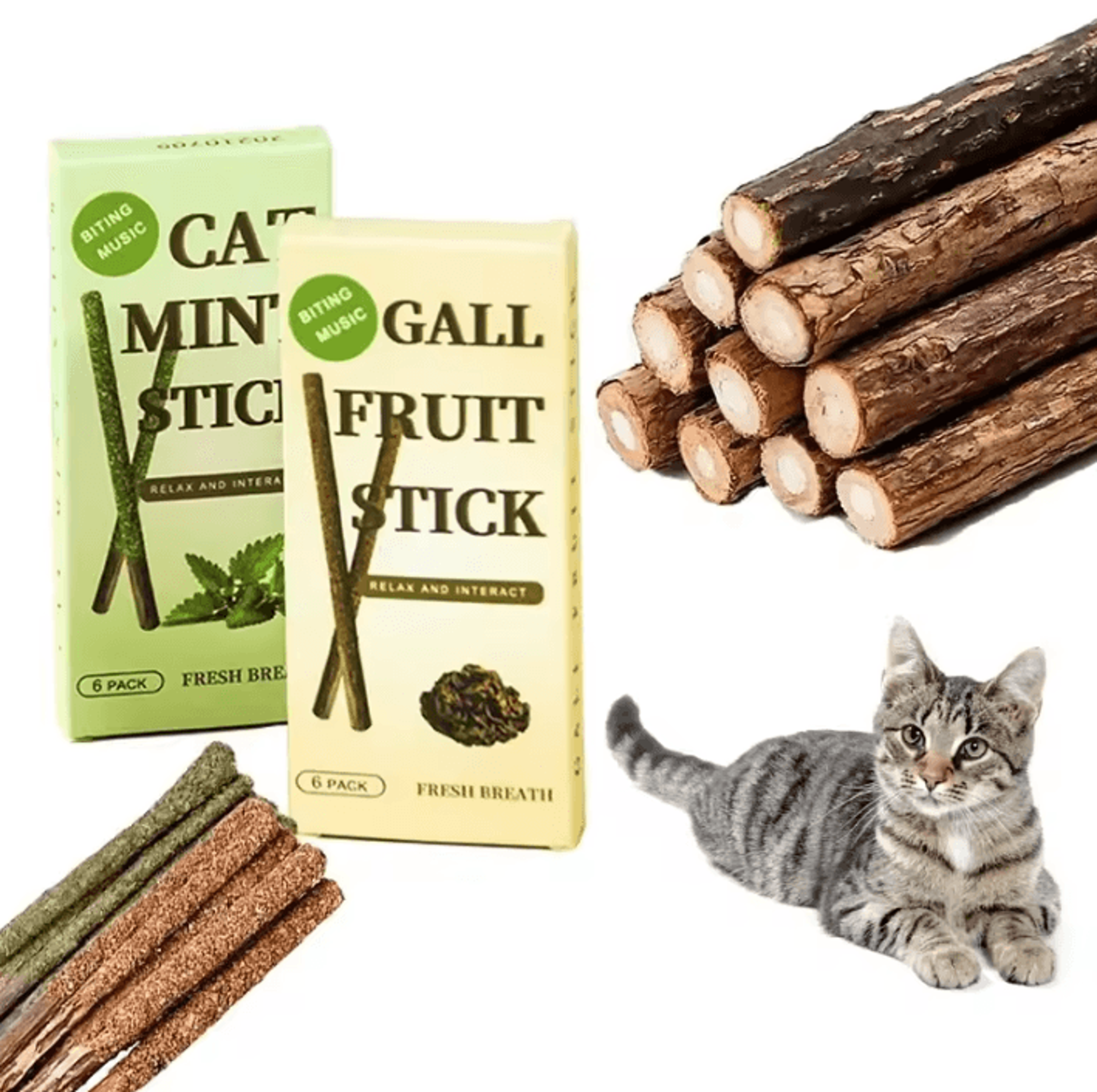 SilverVine Bliss Natural Matatabi Chew Sticks 1