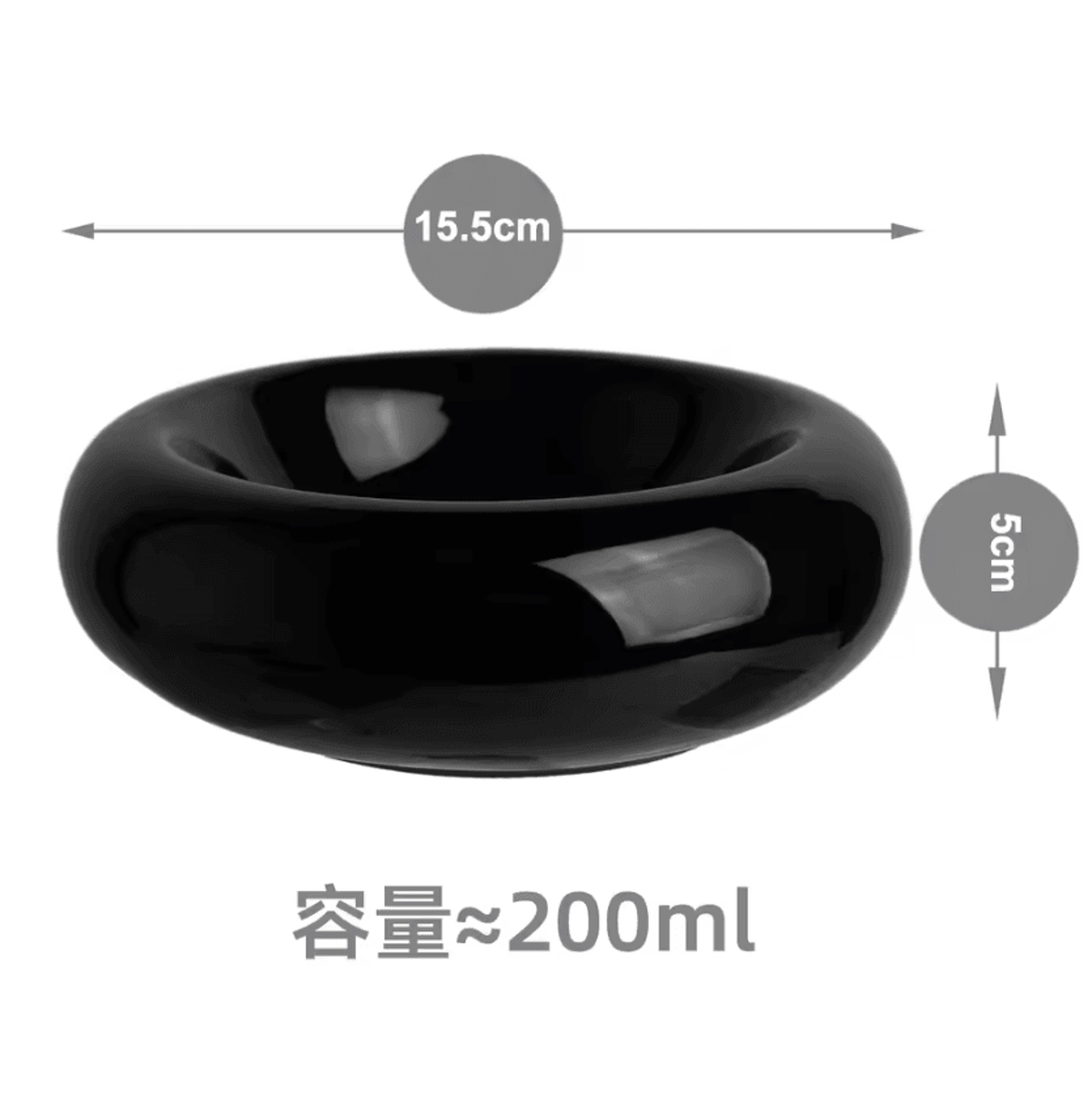 DonutPaws Ceramic Cat Food Bowl 3