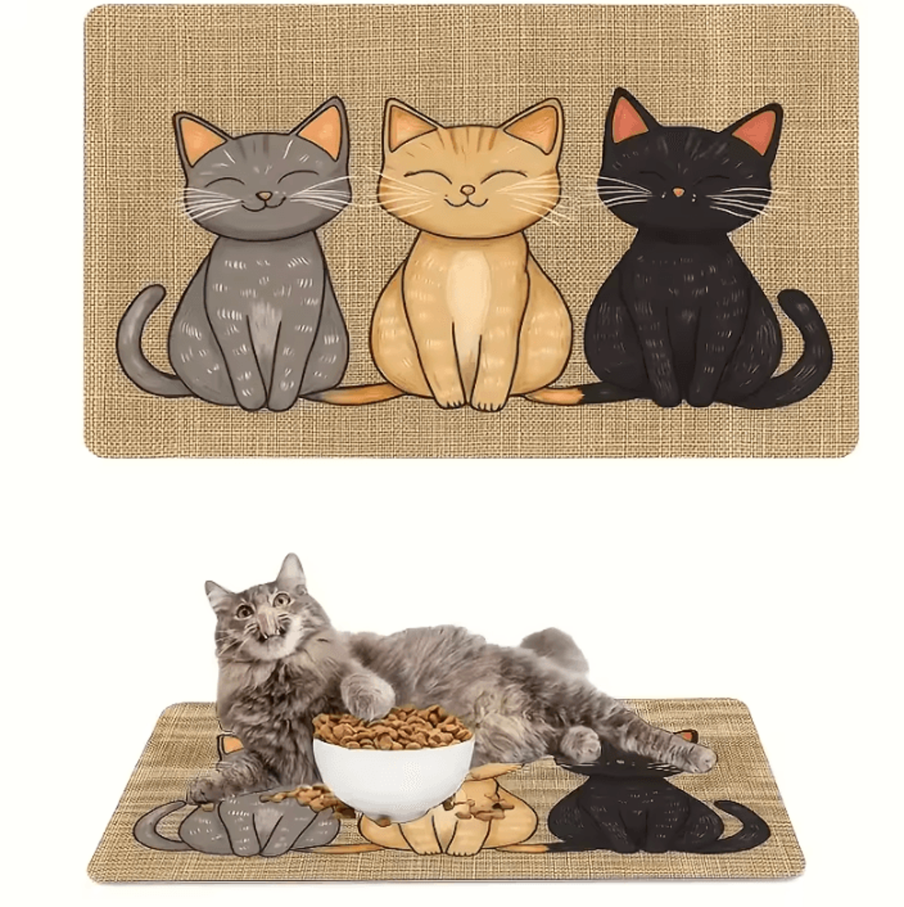 SplashGuard Absorbent Pet Feeding Mat 3