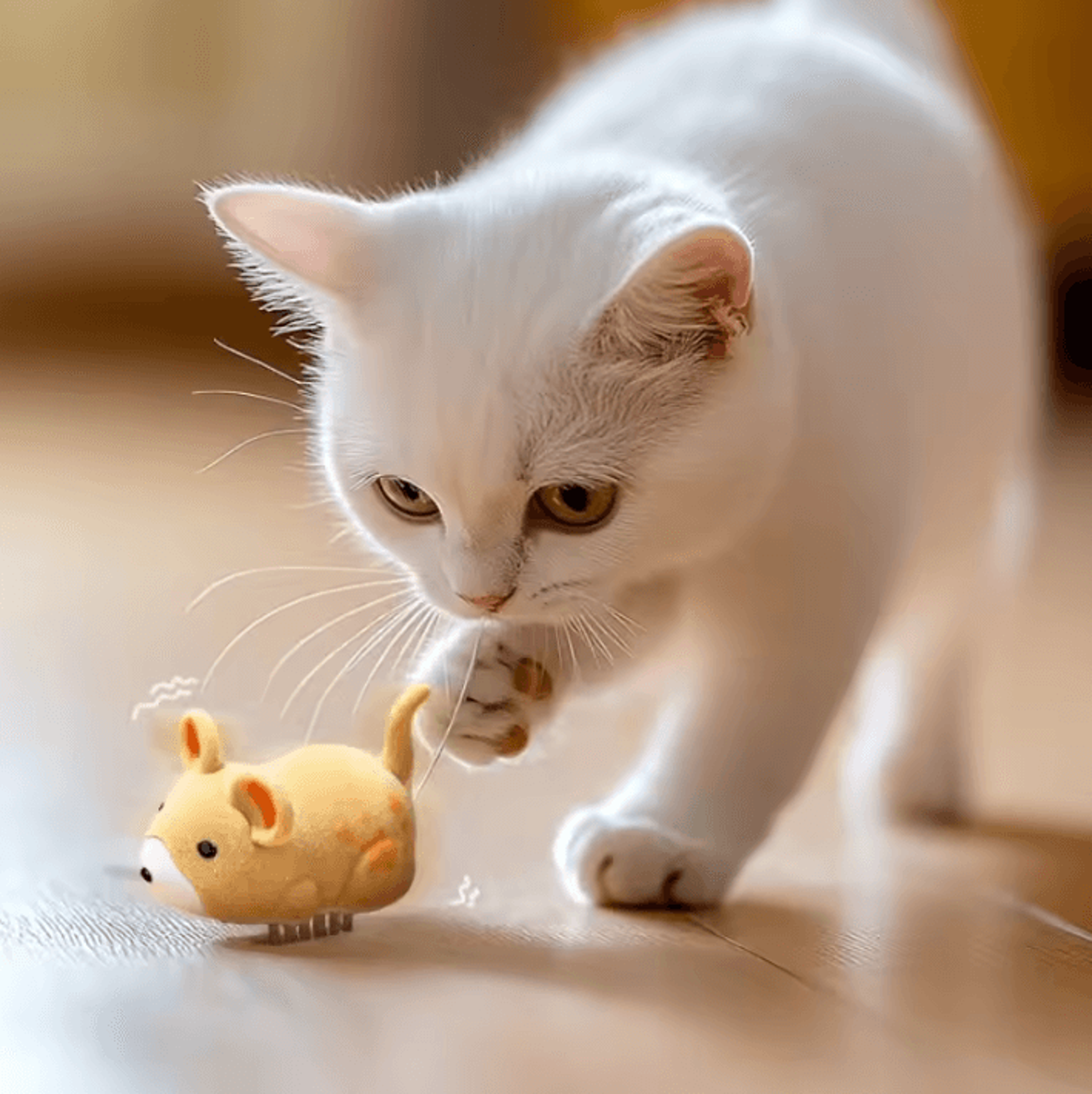 CatChase Rechargeable Interactive Moving Mouse Toy For Indoor Cats 1
