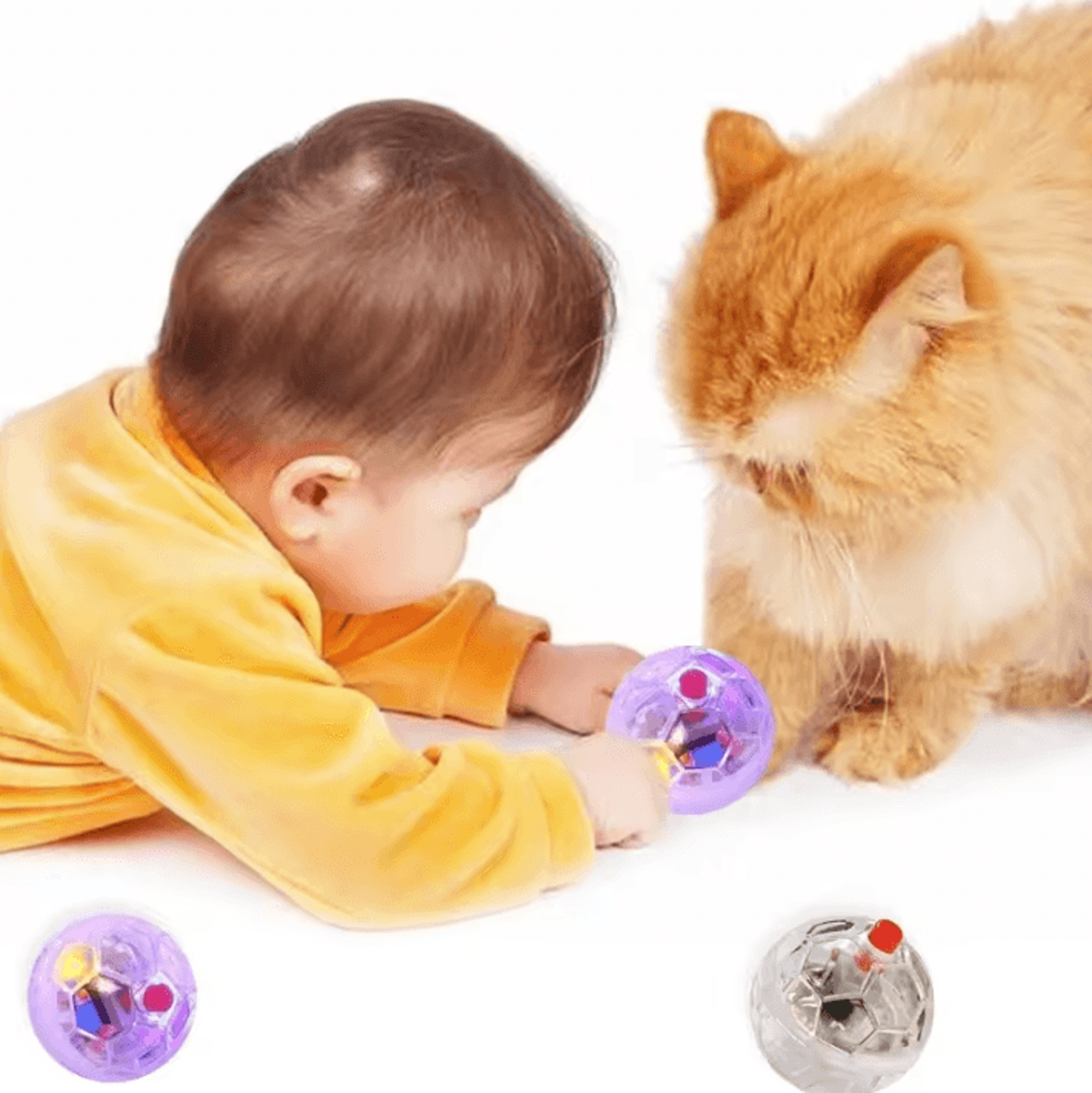 LumiPounce Interactive LED Glowing Ball For Cats  Puppies 1