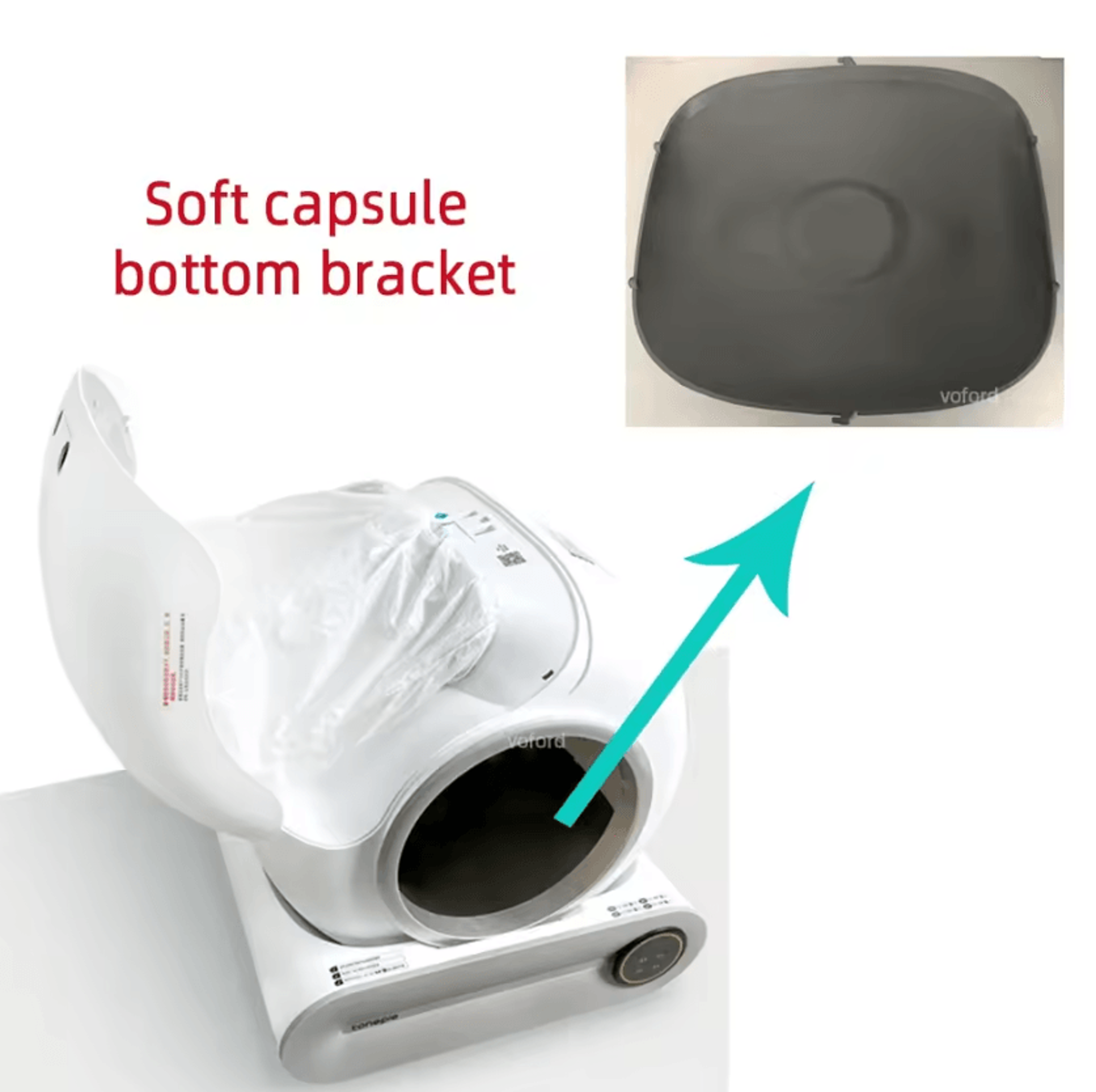 TONEPIE Automatic Litter Box Replacement Parts Kit 2