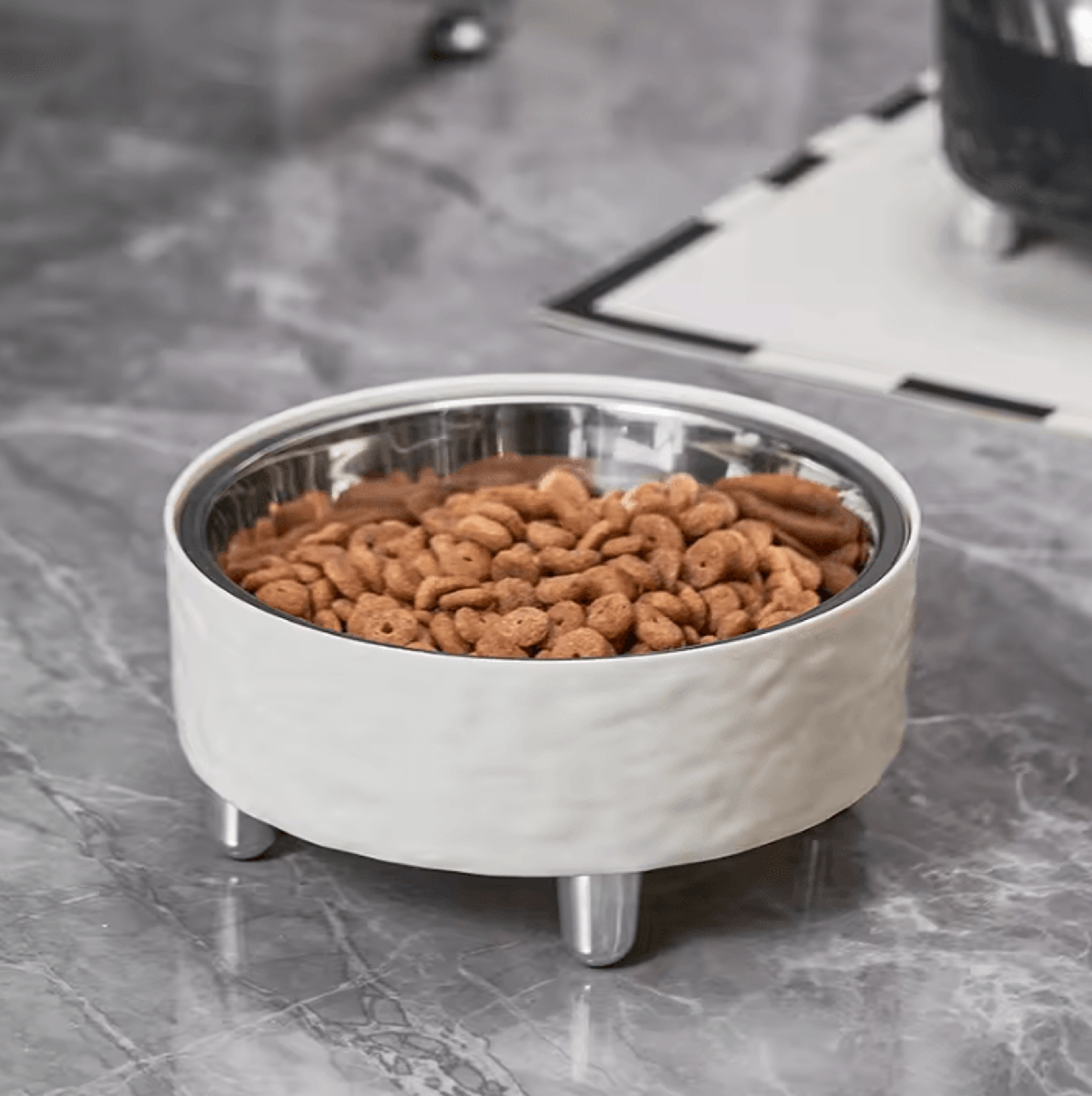RippleRise Elevated Stainless Steel Pet Bowl 1