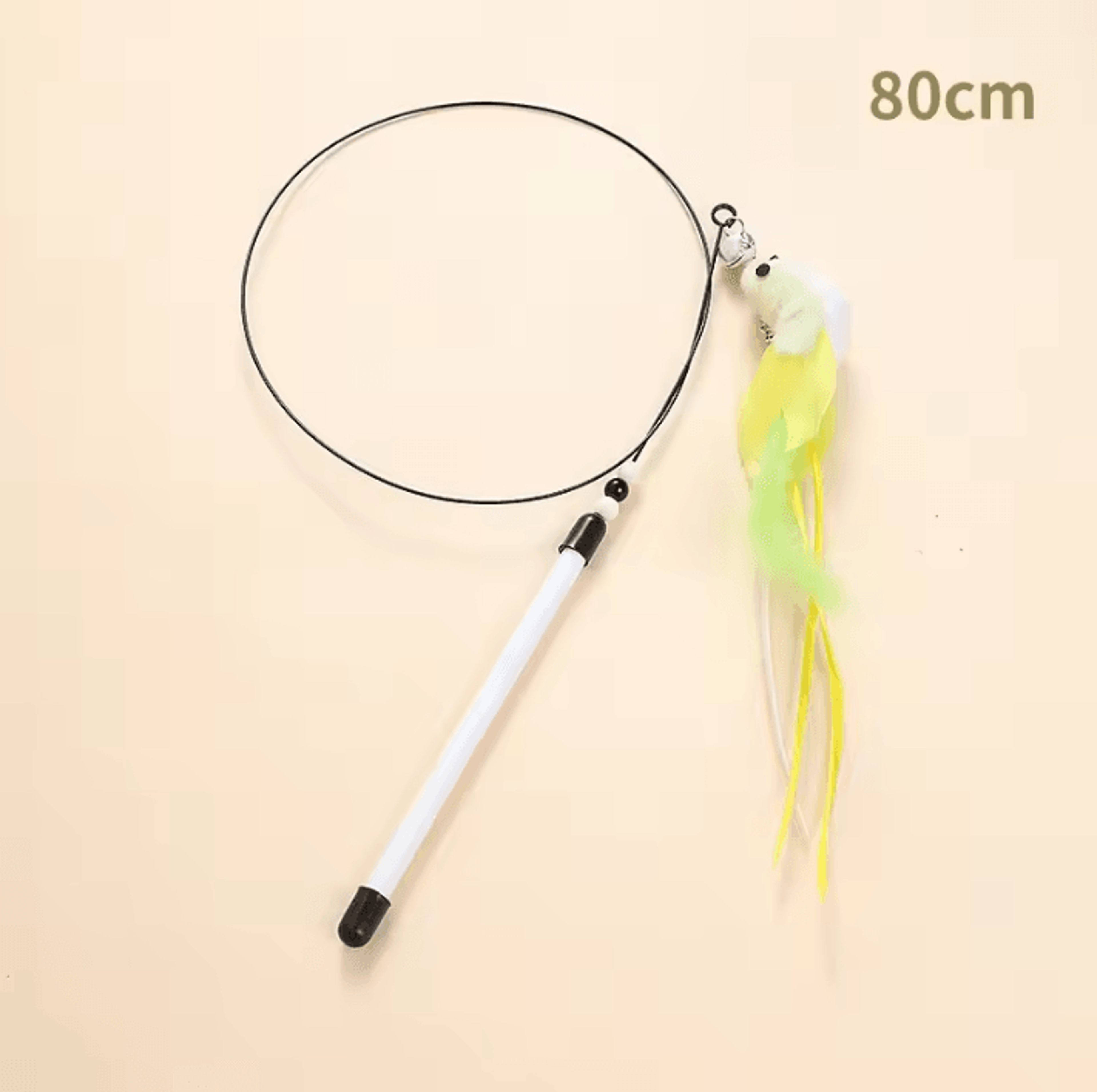 SkyFlutter Telescopic Bird Feather Cat Wand Toy 6