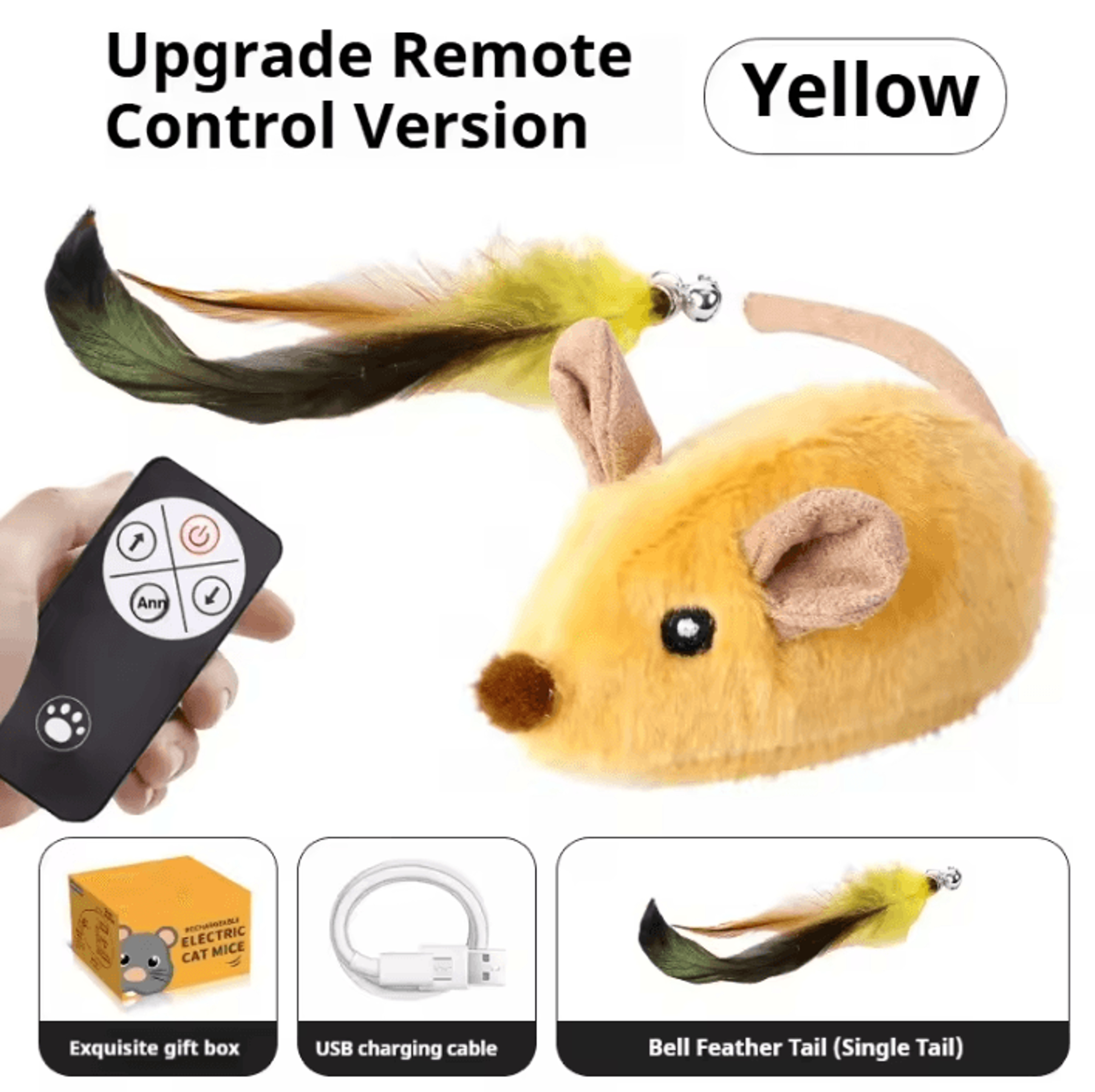 SqueakyMouse MotionSensing Interactive Cat Toy 5