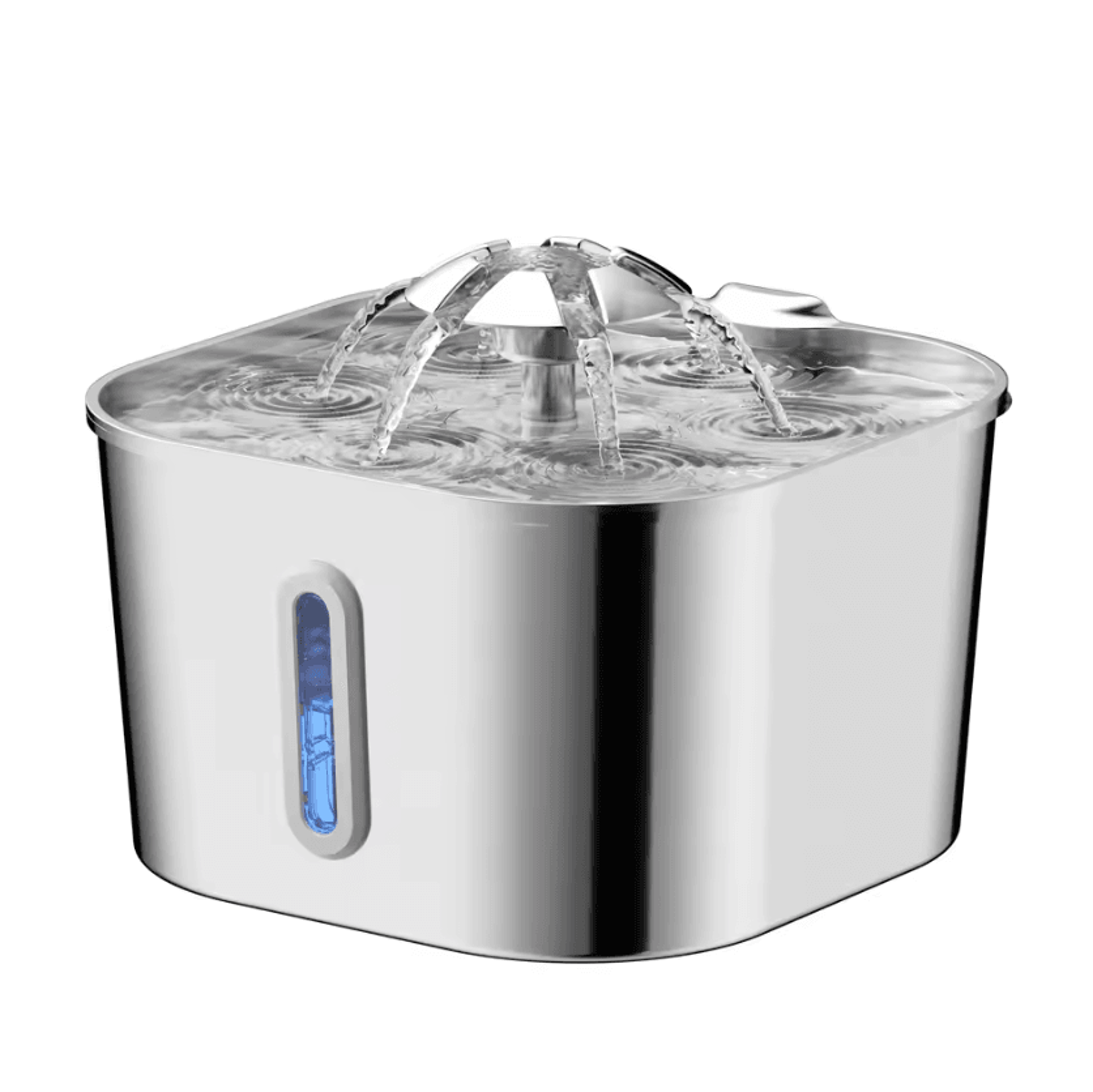 AquaFlow Stainless Steel Automatic Cat Water Fountain 4