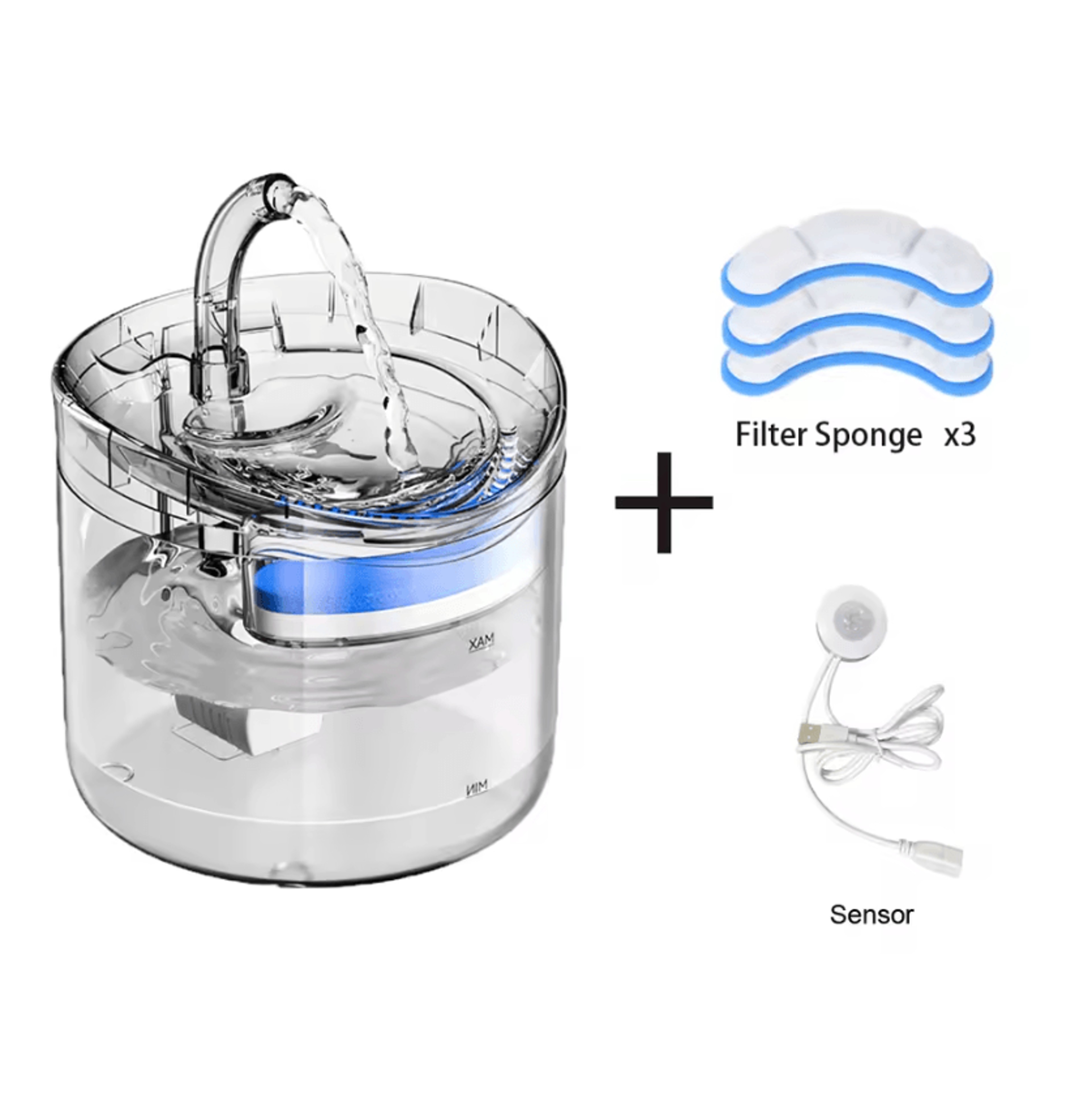 AquaSenses Motion Sensor Pet Water Fountain 5