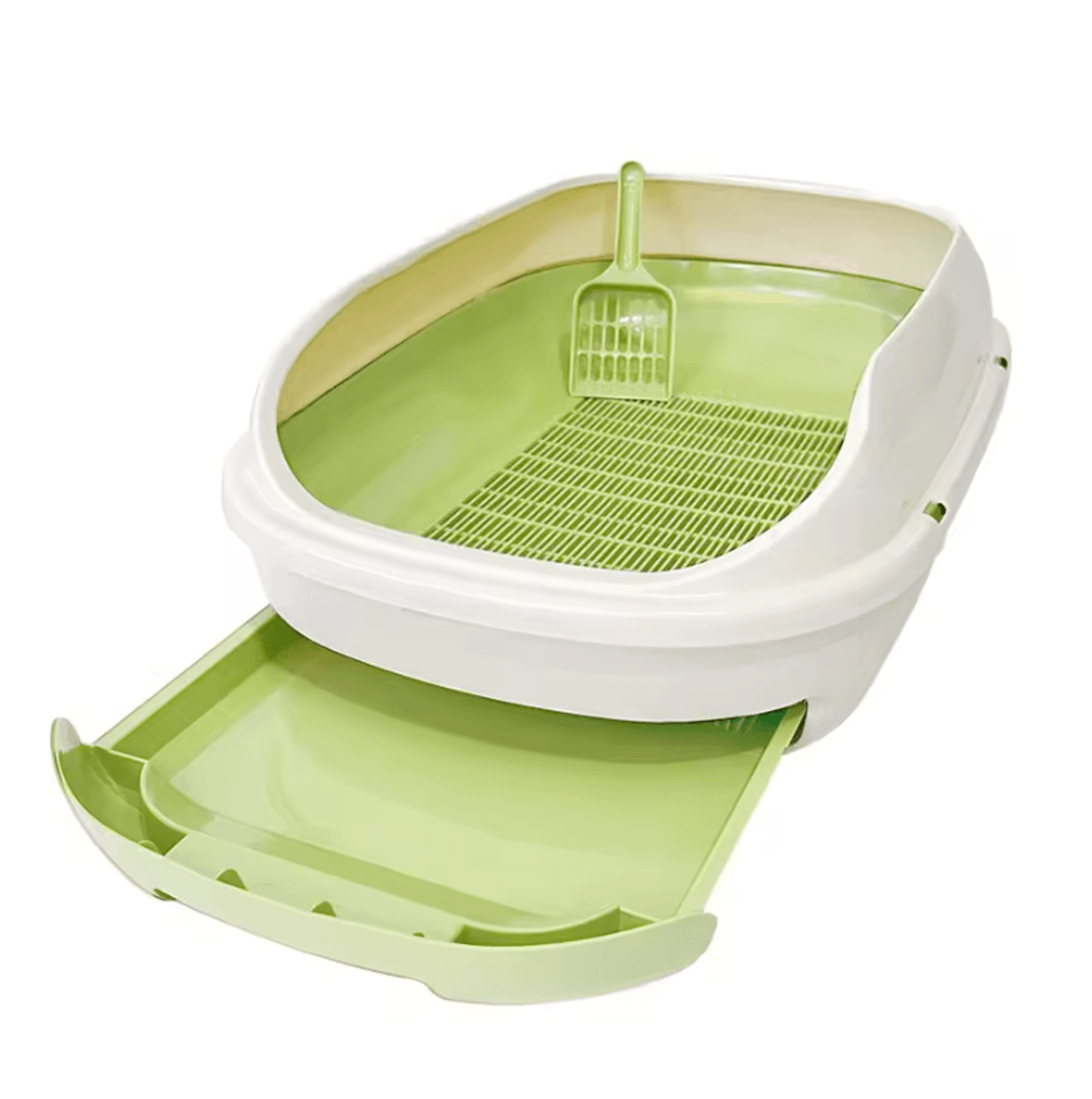 CleanFlow XL SemiClosed Drawer Cat Litter Box 4