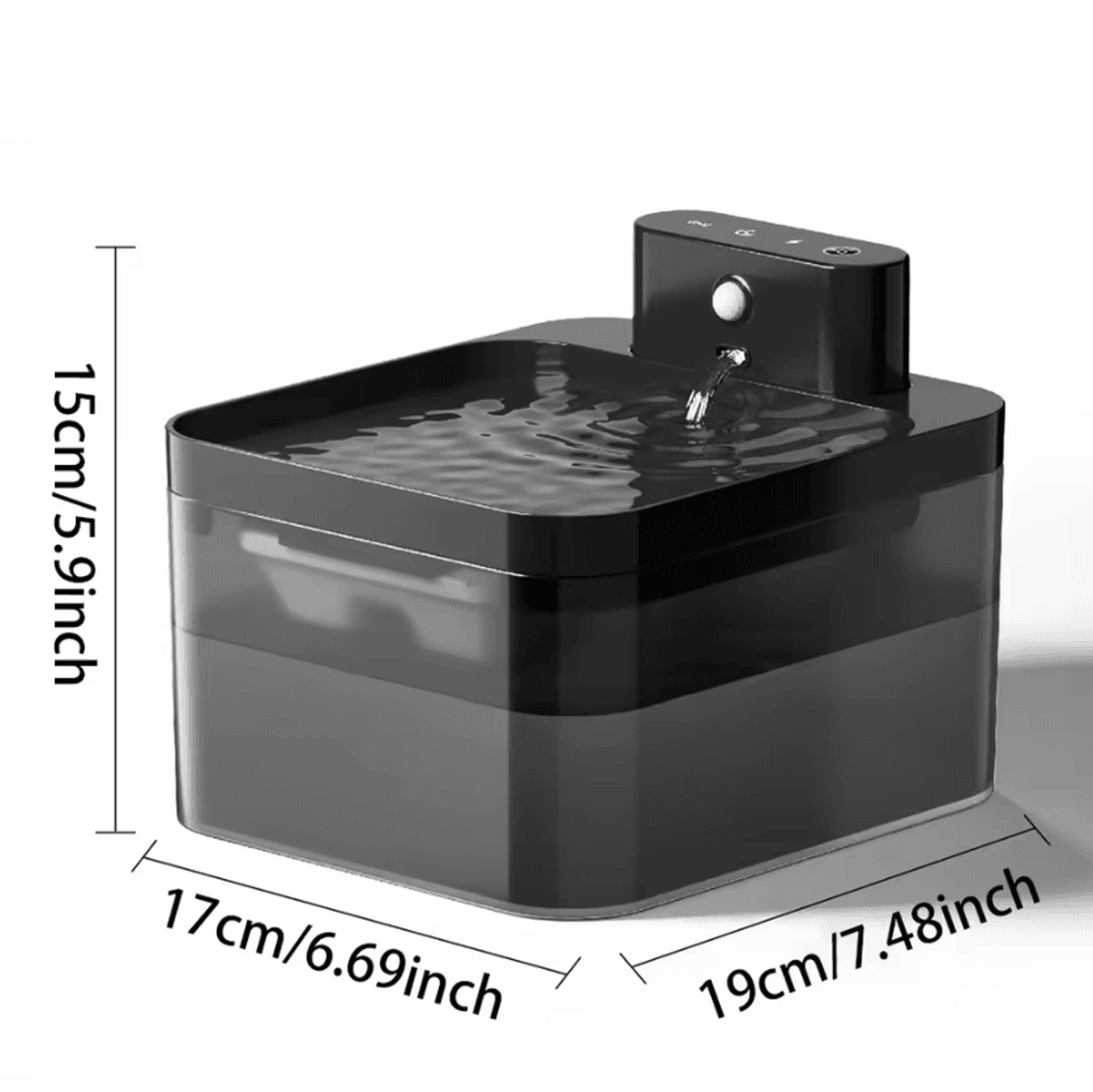 AquaSense Wireless Motion Sensor Pet Fountain 1