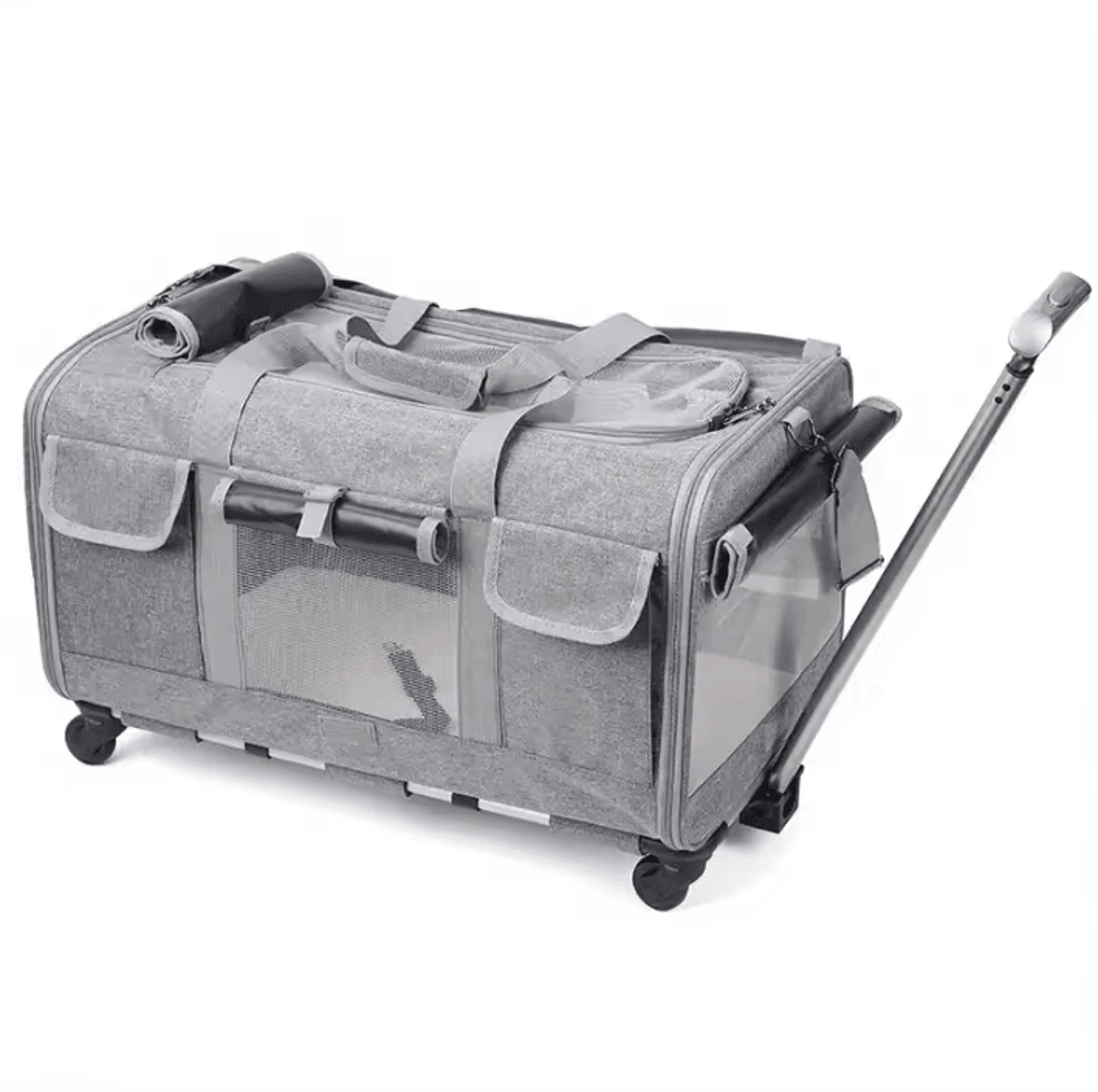 RoverRoll ExtraLarge Pet Travel Trolley Carrier 3