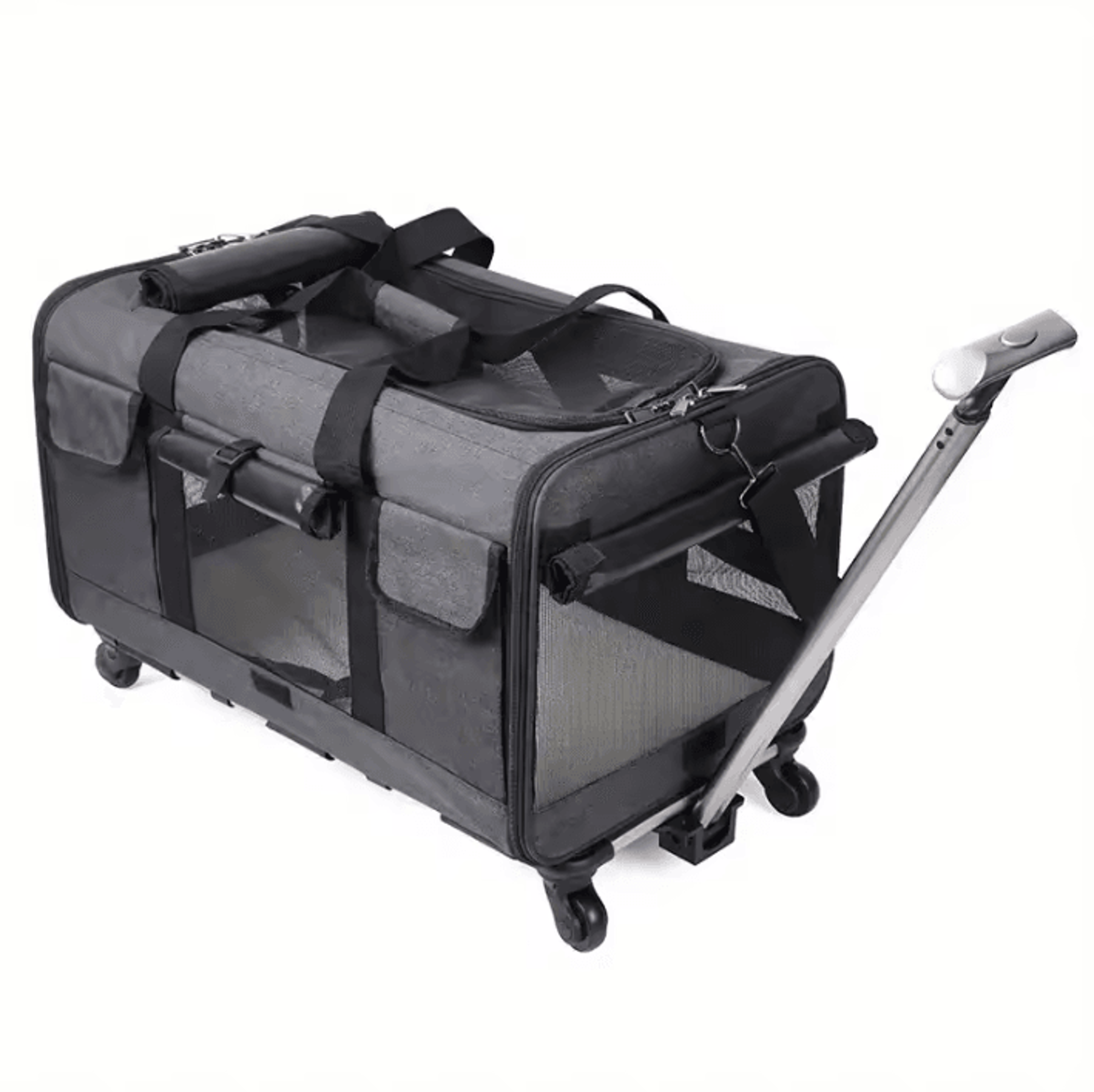 RoverRoll ExtraLarge Pet Travel Trolley Carrier 4