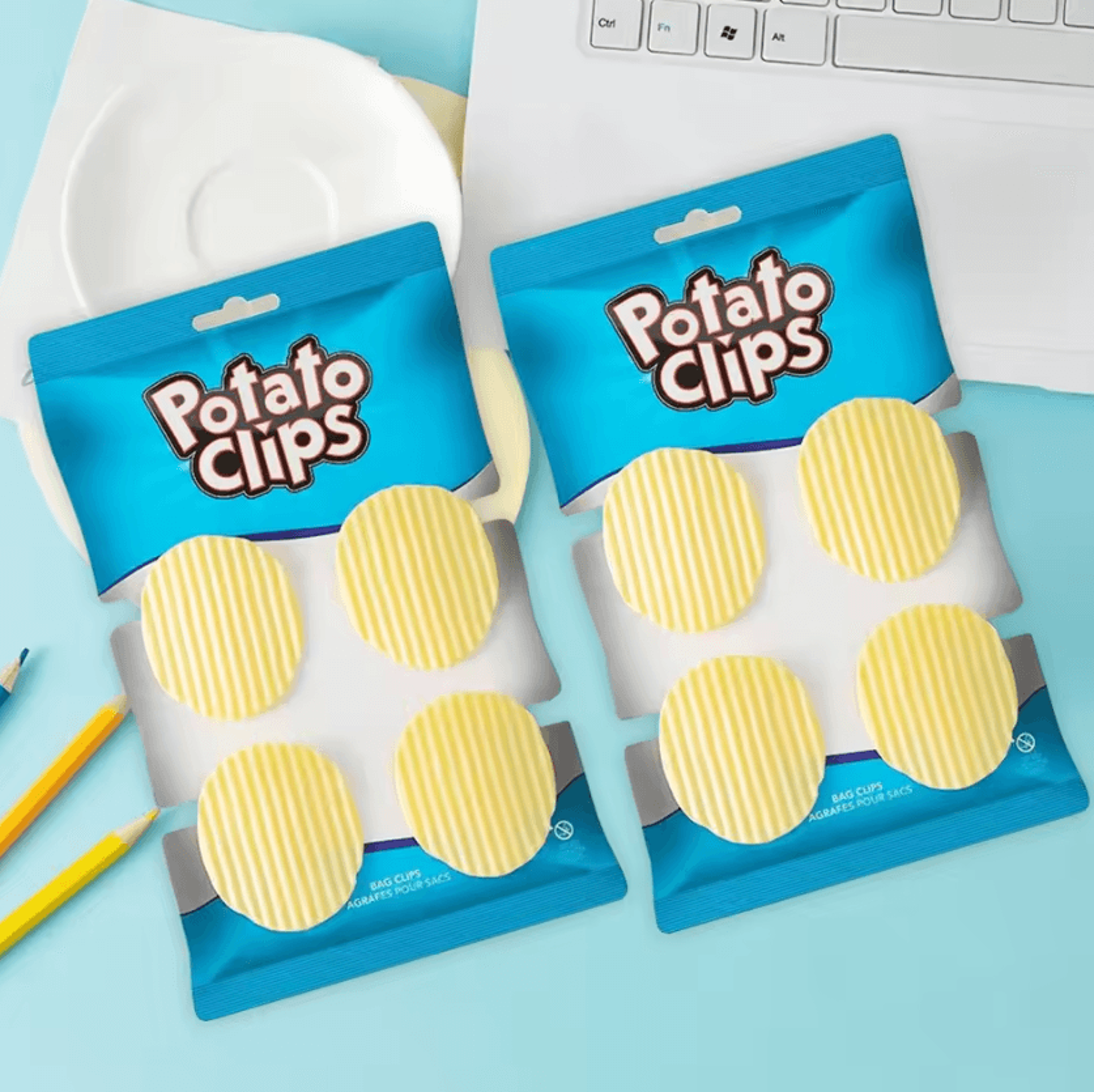 CrunchClip Chip Bag Sealing Clips Set 5