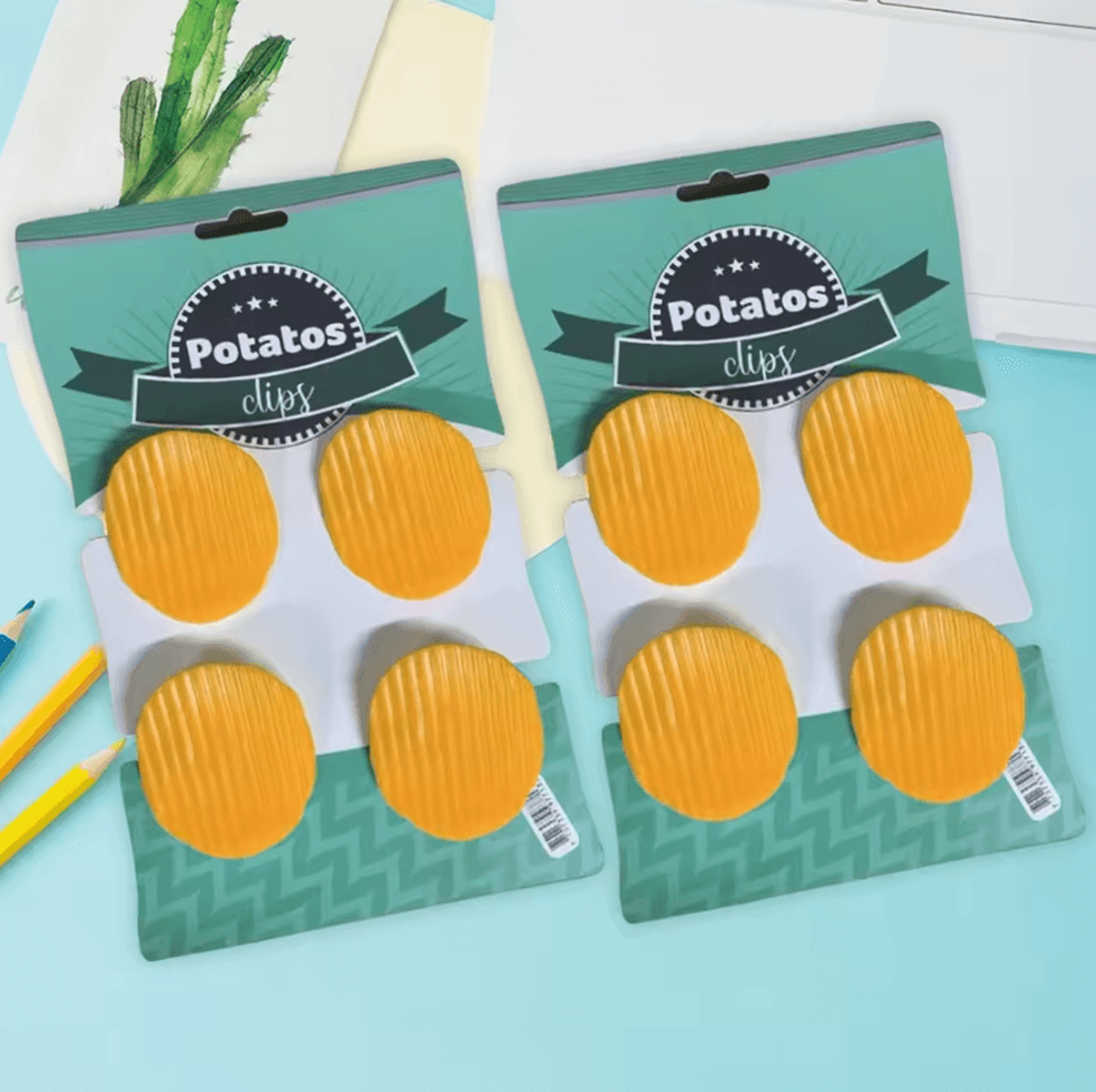 CrunchClip Chip Bag Sealing Clips Set 7