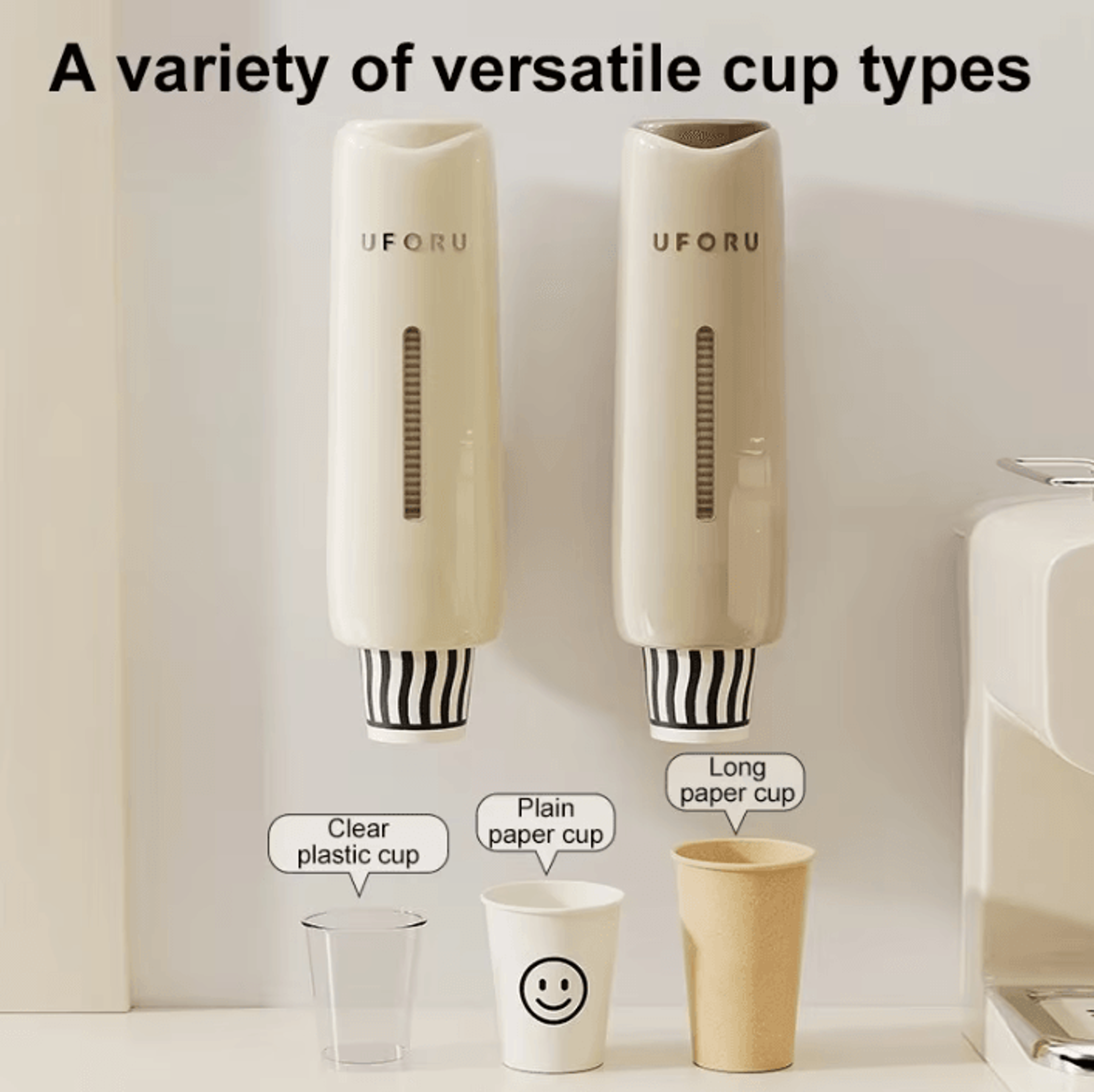 QuickMount Water Cup Dispenser Holder 2