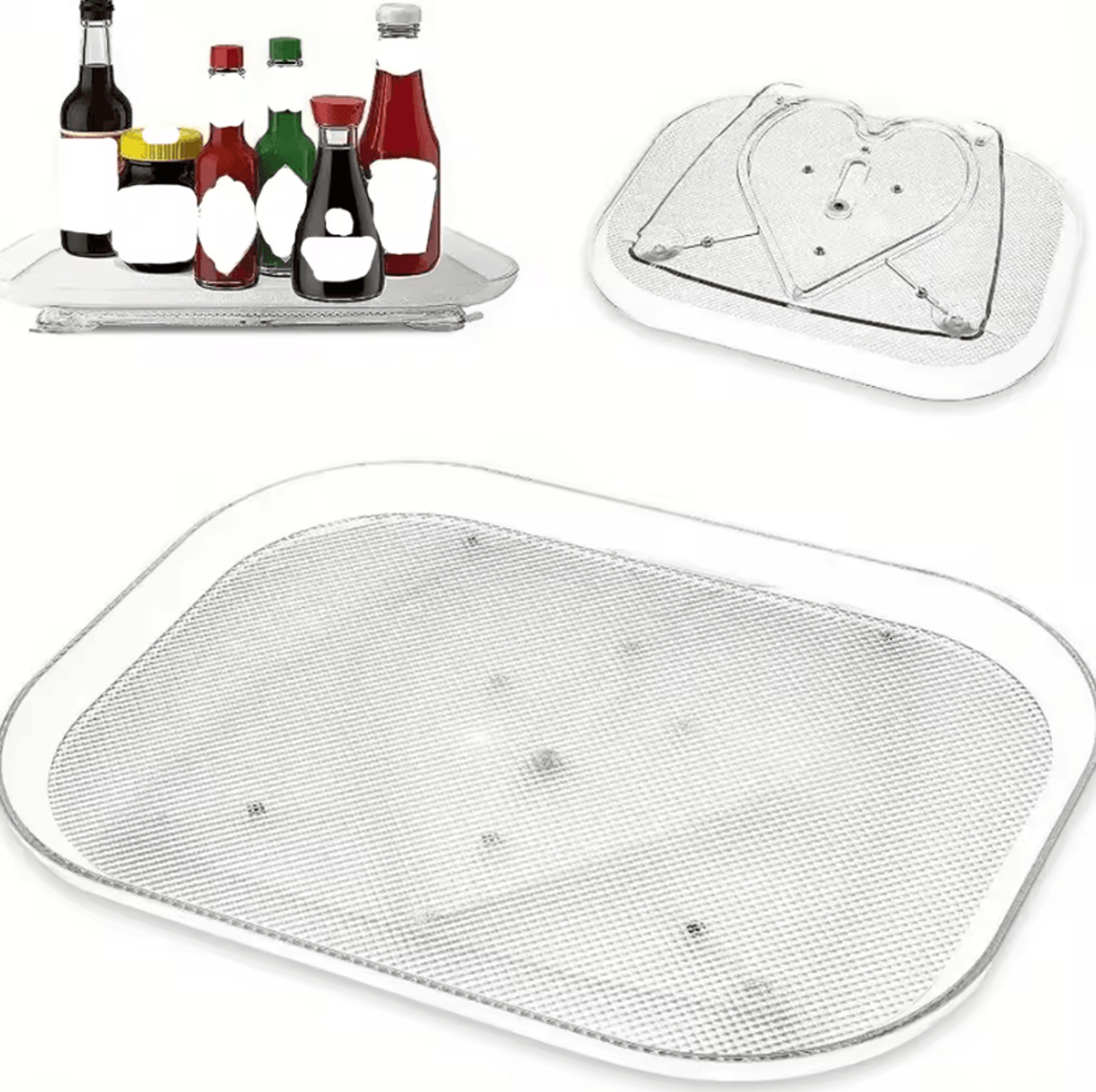 SpinStore 360 Rotating Storage Tray  Lazy Susan Organizer 4