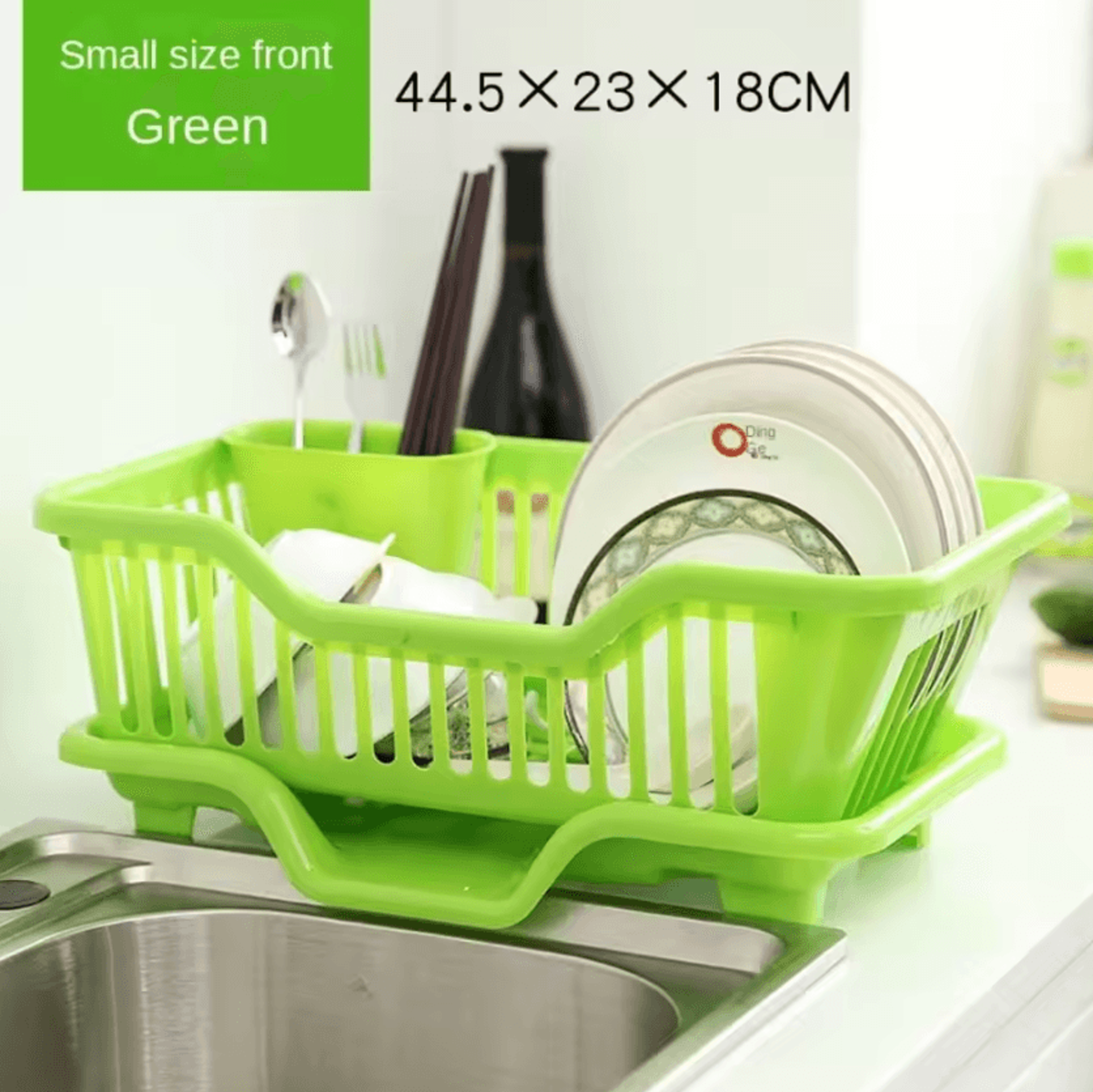 DryFlow Dish Drying Rack  Kitchen Utensil Organizer 6