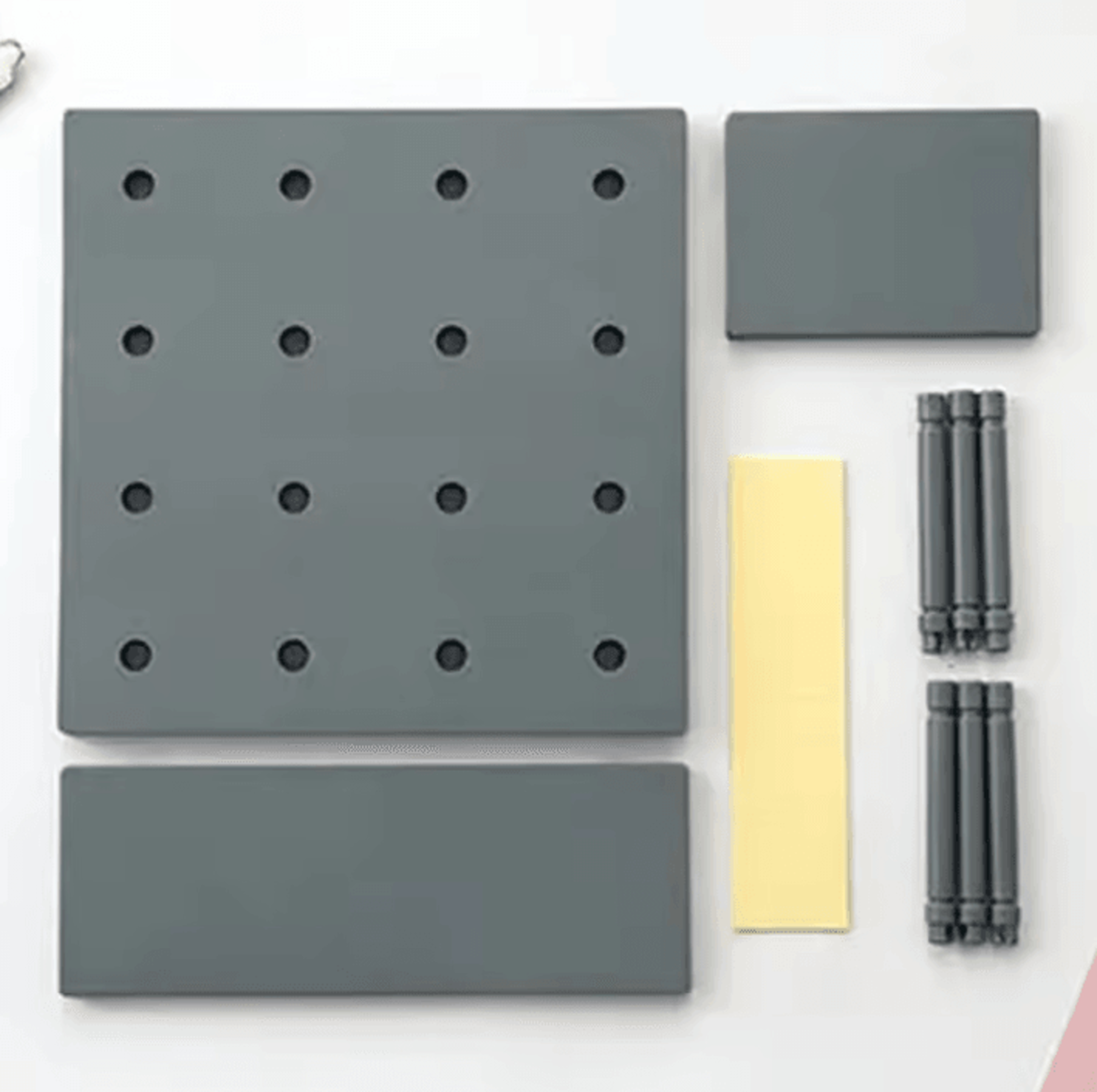 PegStyle Wall Storage Shelf  Decorative Pegboard Organizer 3