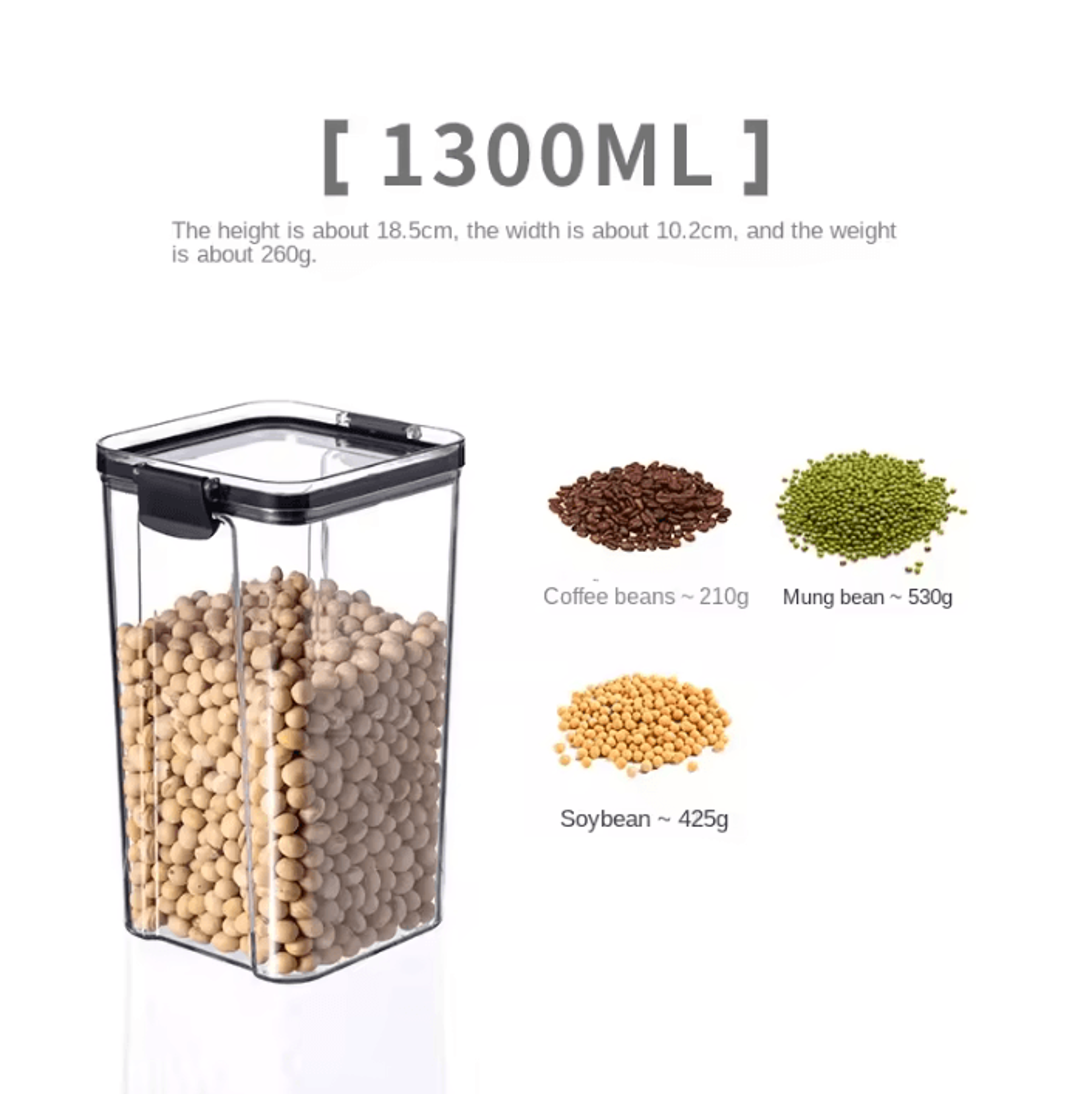 FreshSeal Airtight Grain Storage Container  MoistureProof Pantry Organizer 6