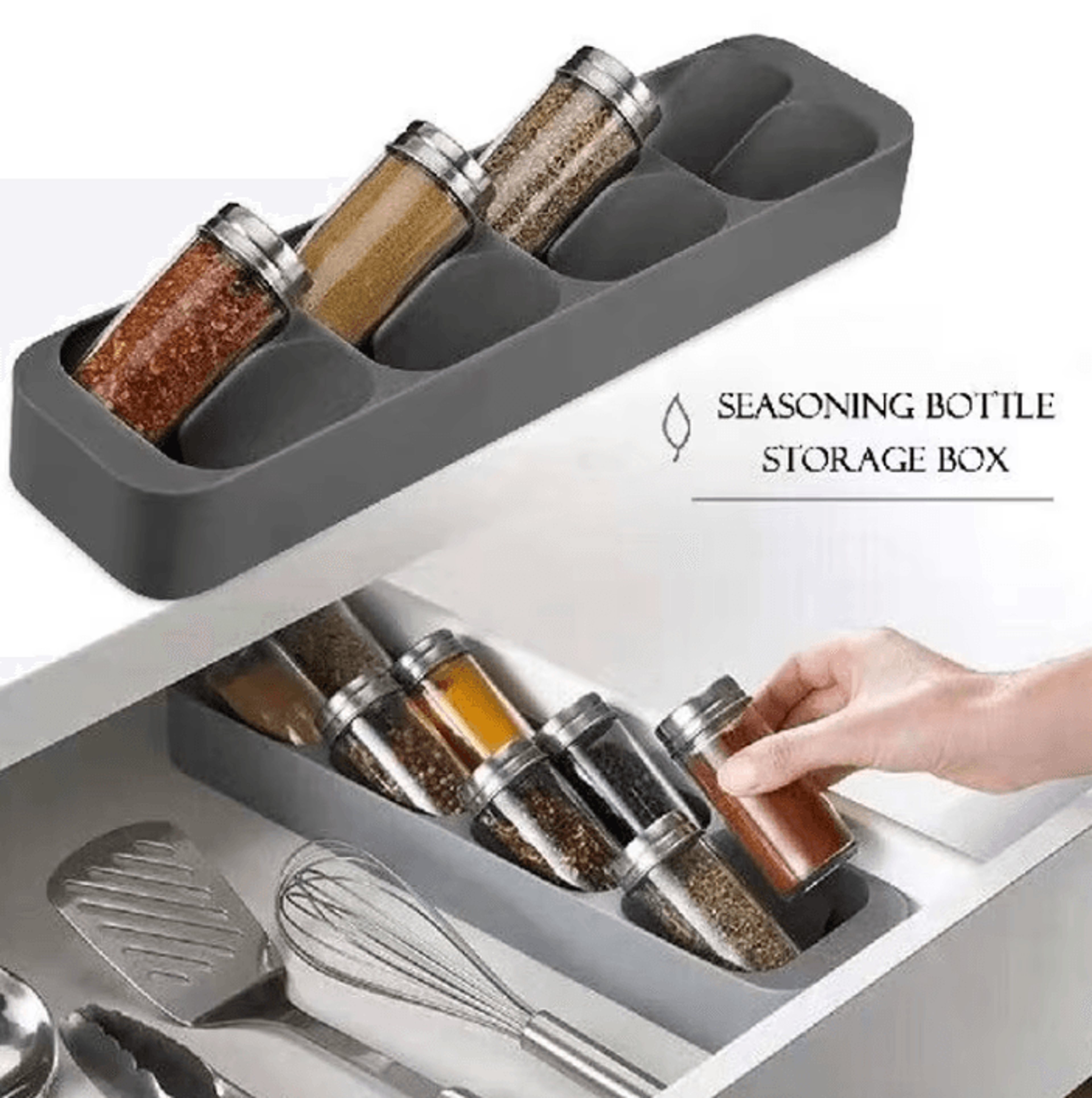 SmartSpaces Kitchen Cutlery  Knife Drawer Organizer 2
