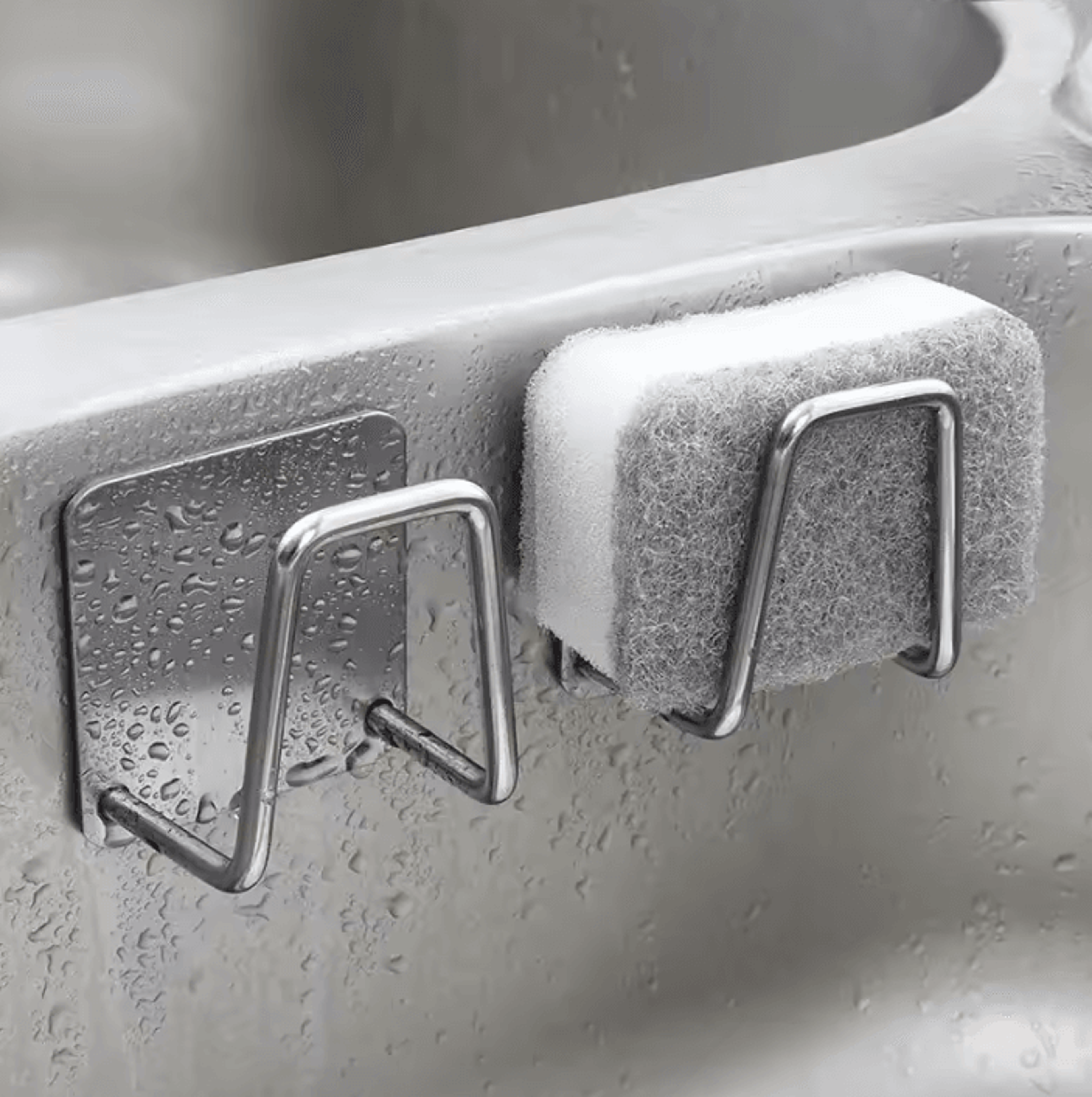 stainless steel sink sponge holder racks