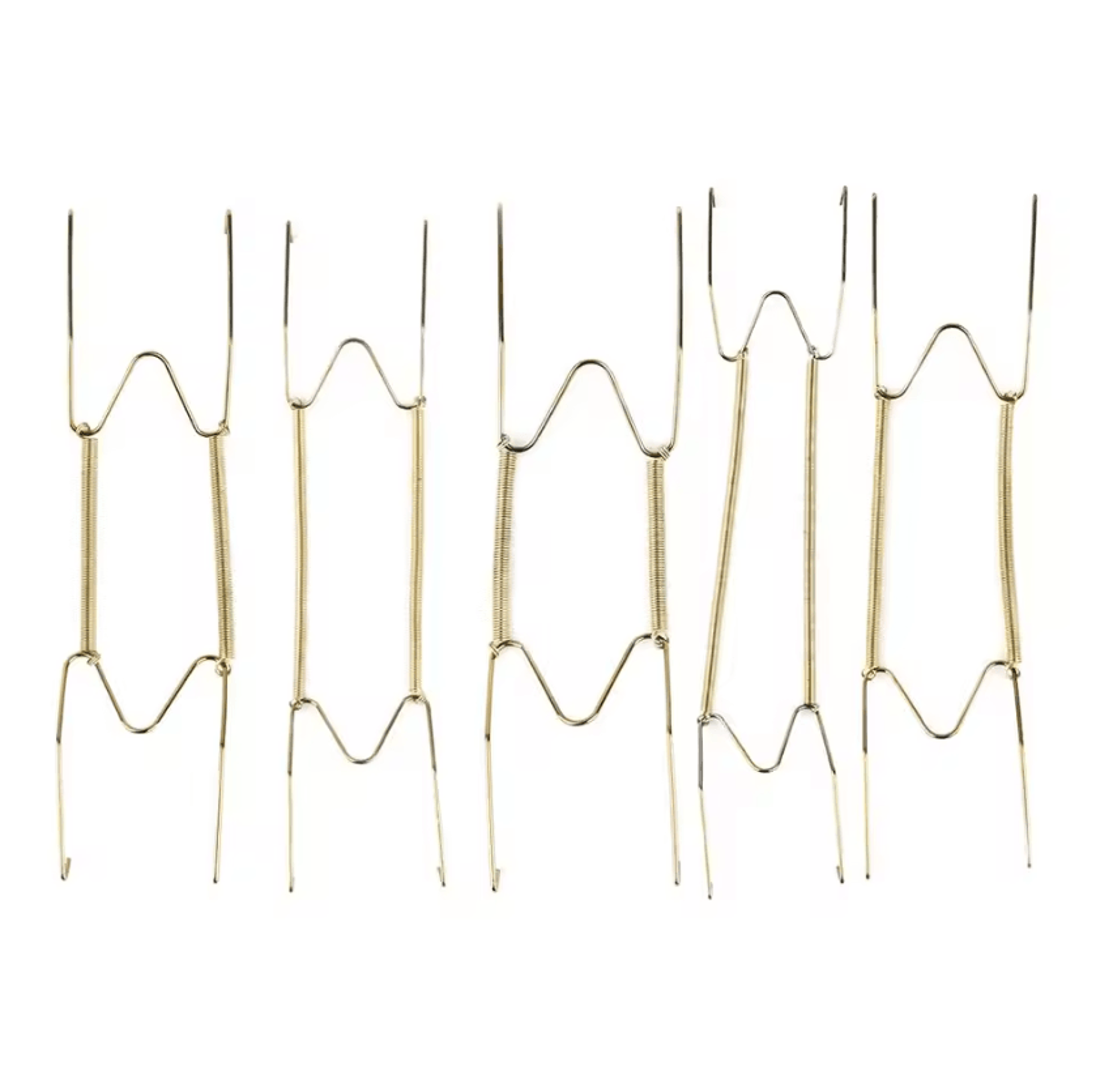 invisible wall plate display hanger – adjustable spring holder for decorative plates