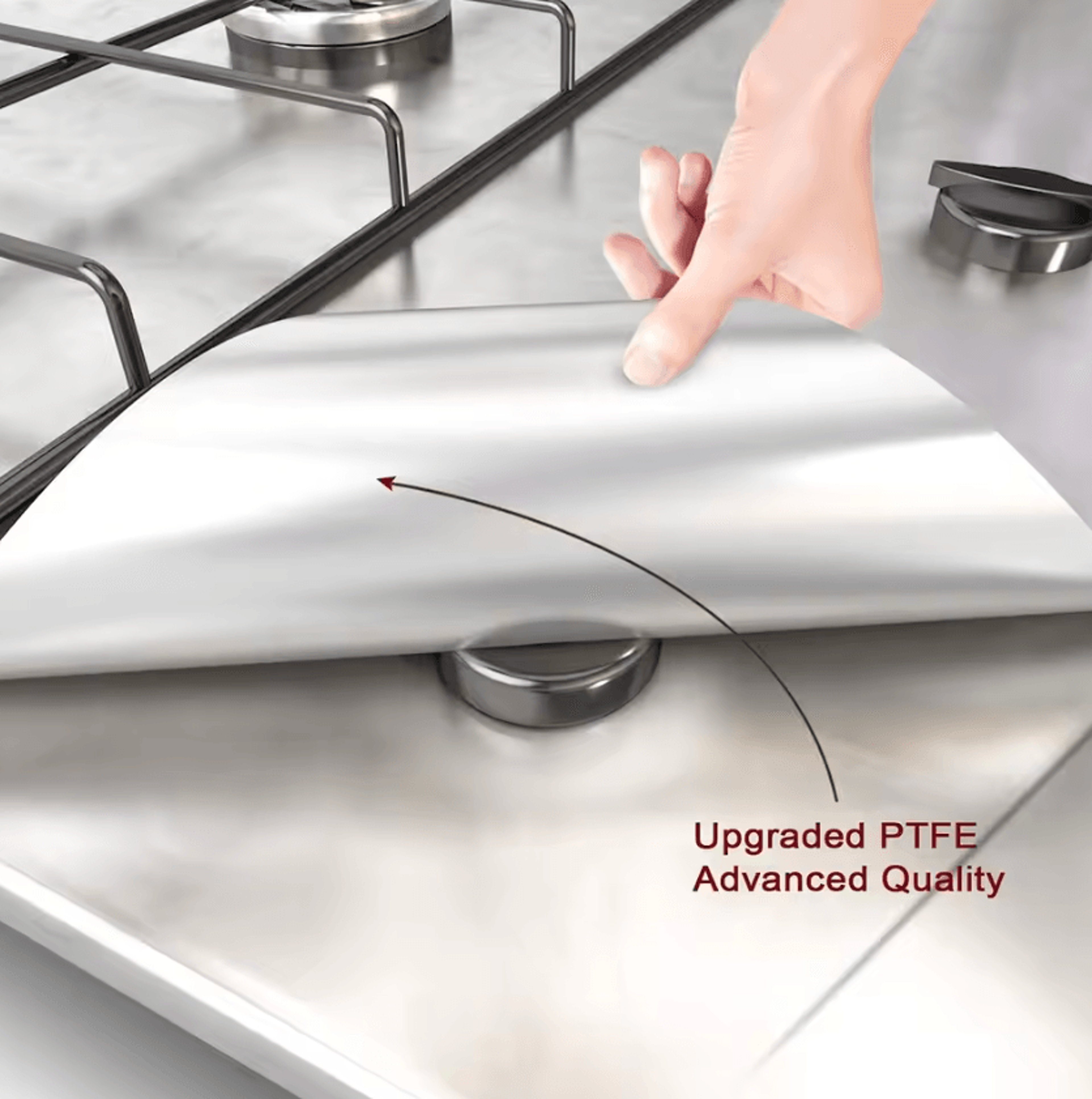 Reusable Gas Stove Burner Covers For Easy Kitchen Cleanup 2