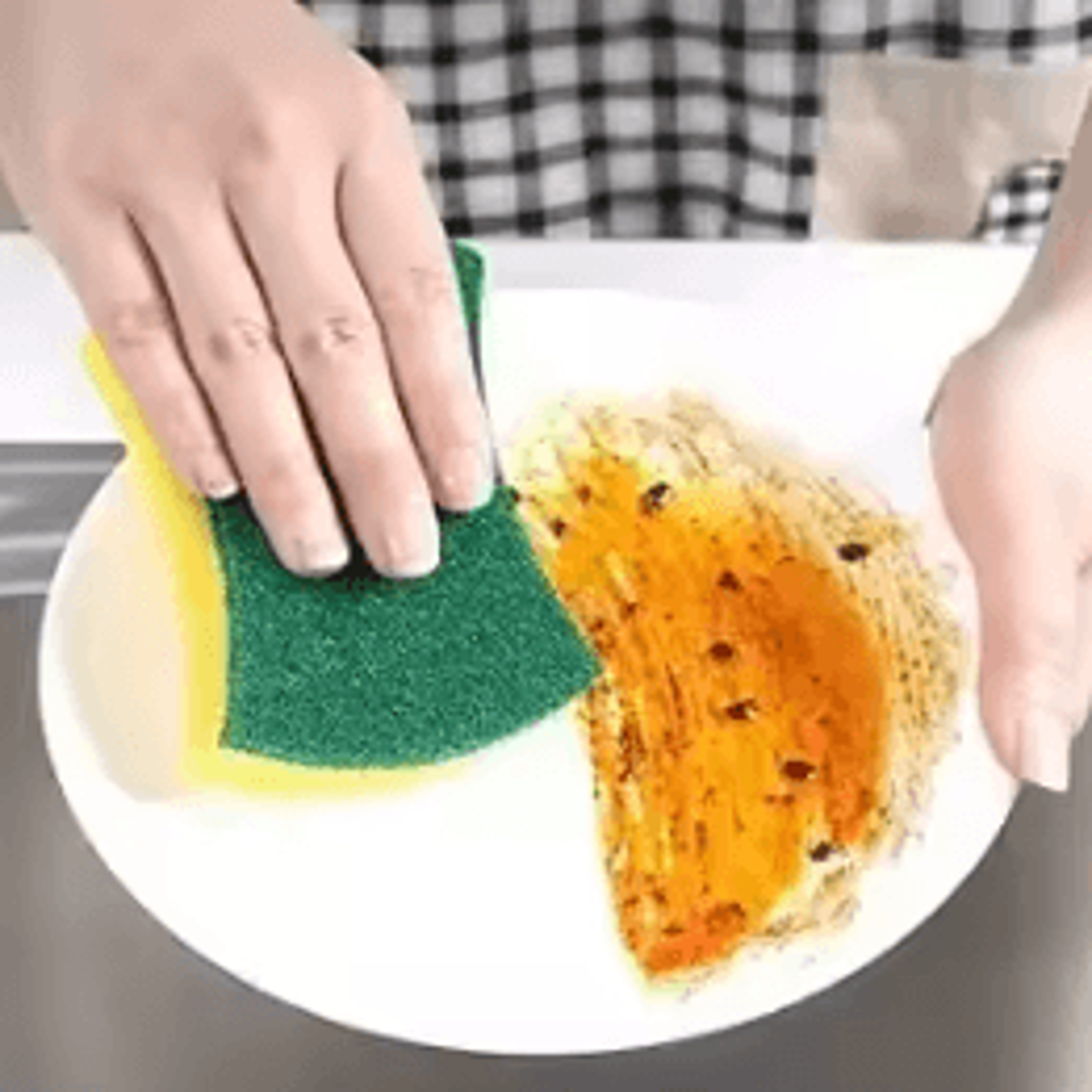 Soft Dishwashing Sponge Scouring Pads For Kitchen Cleaning And Non Scratch Scrubbing 4