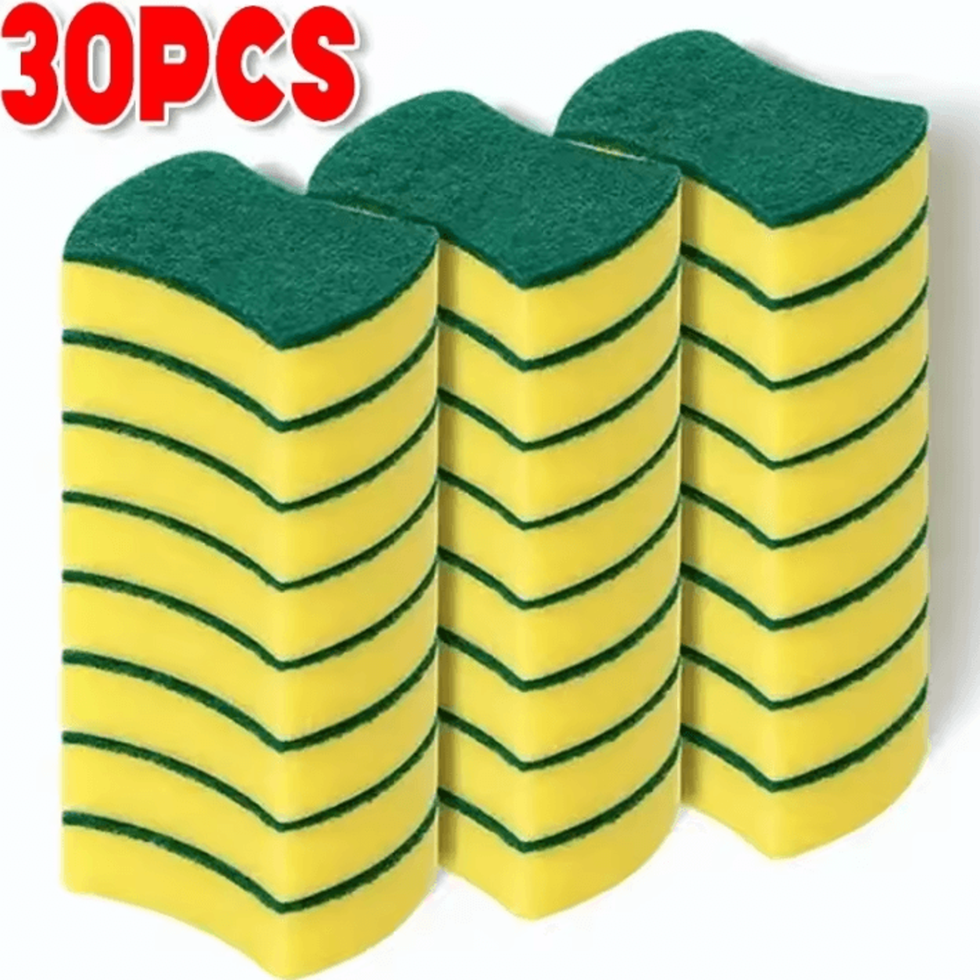 Soft Dishwashing Sponge Scouring Pads For Kitchen Cleaning And Non Scratch Scrubbing 7