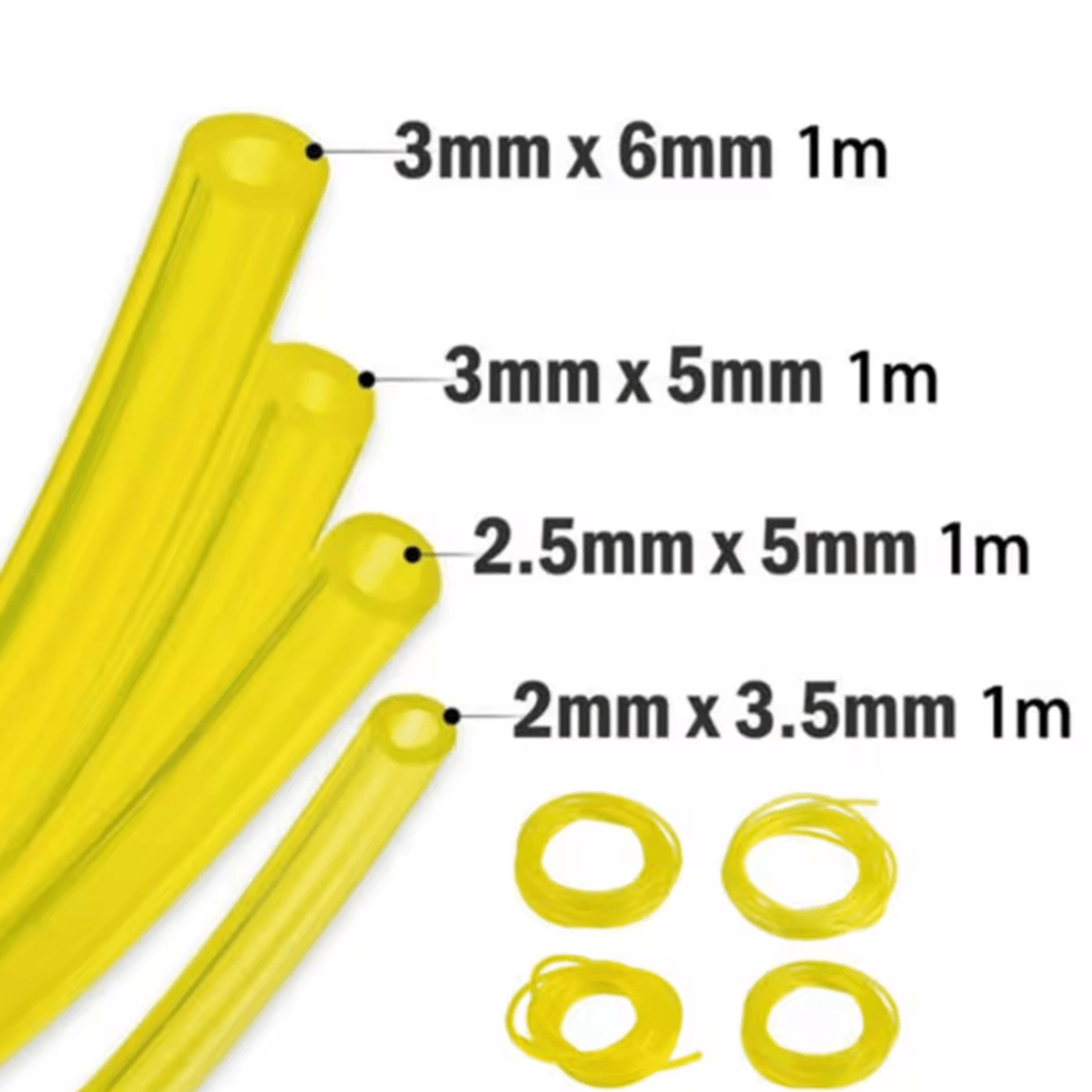 4Piece Fuel Line Hose Kit For Chainsaw String Trimmer Fuel Line  Brush Cutter Replacement 4