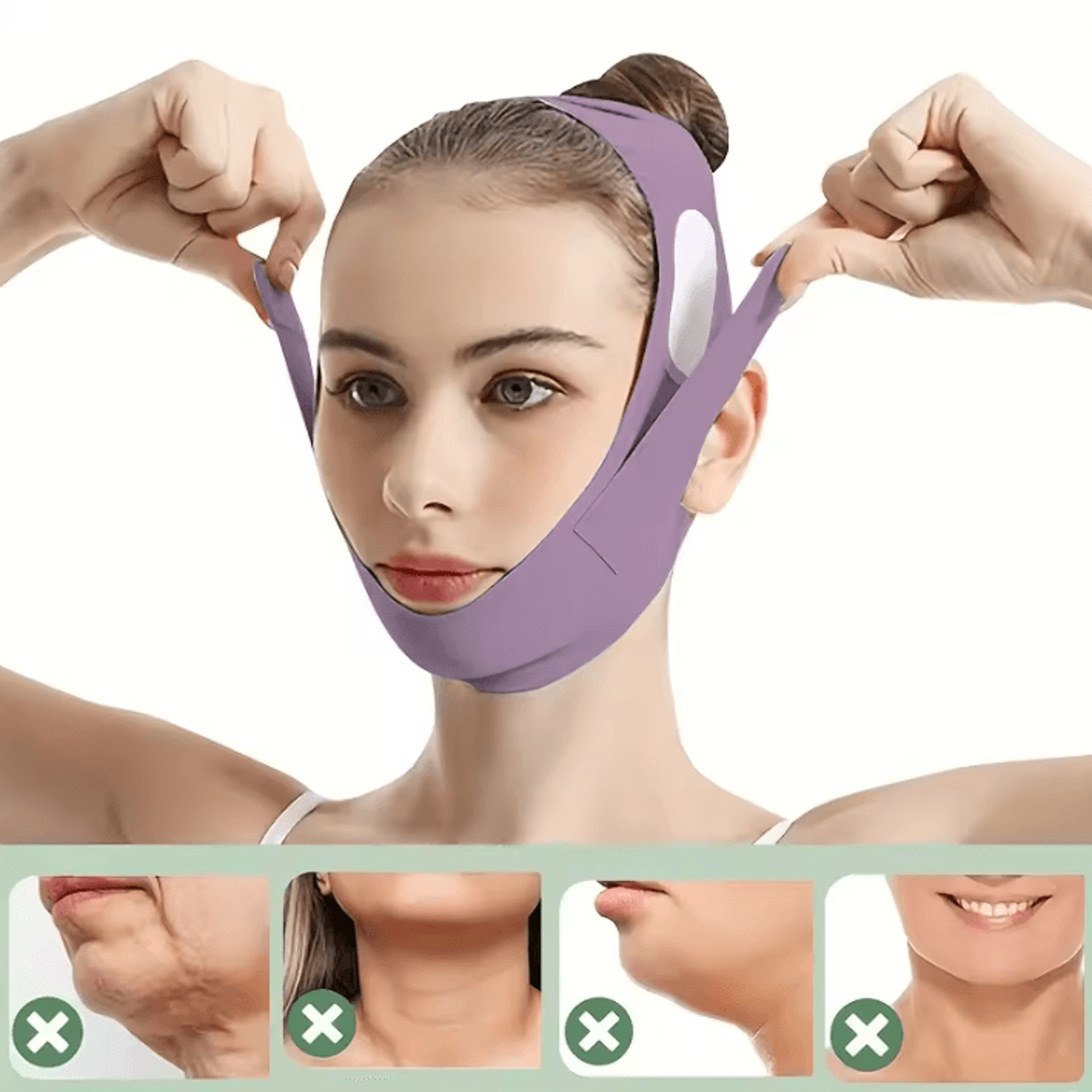 Graphene VShape Face Lift Band For Jawline Sculpting 4