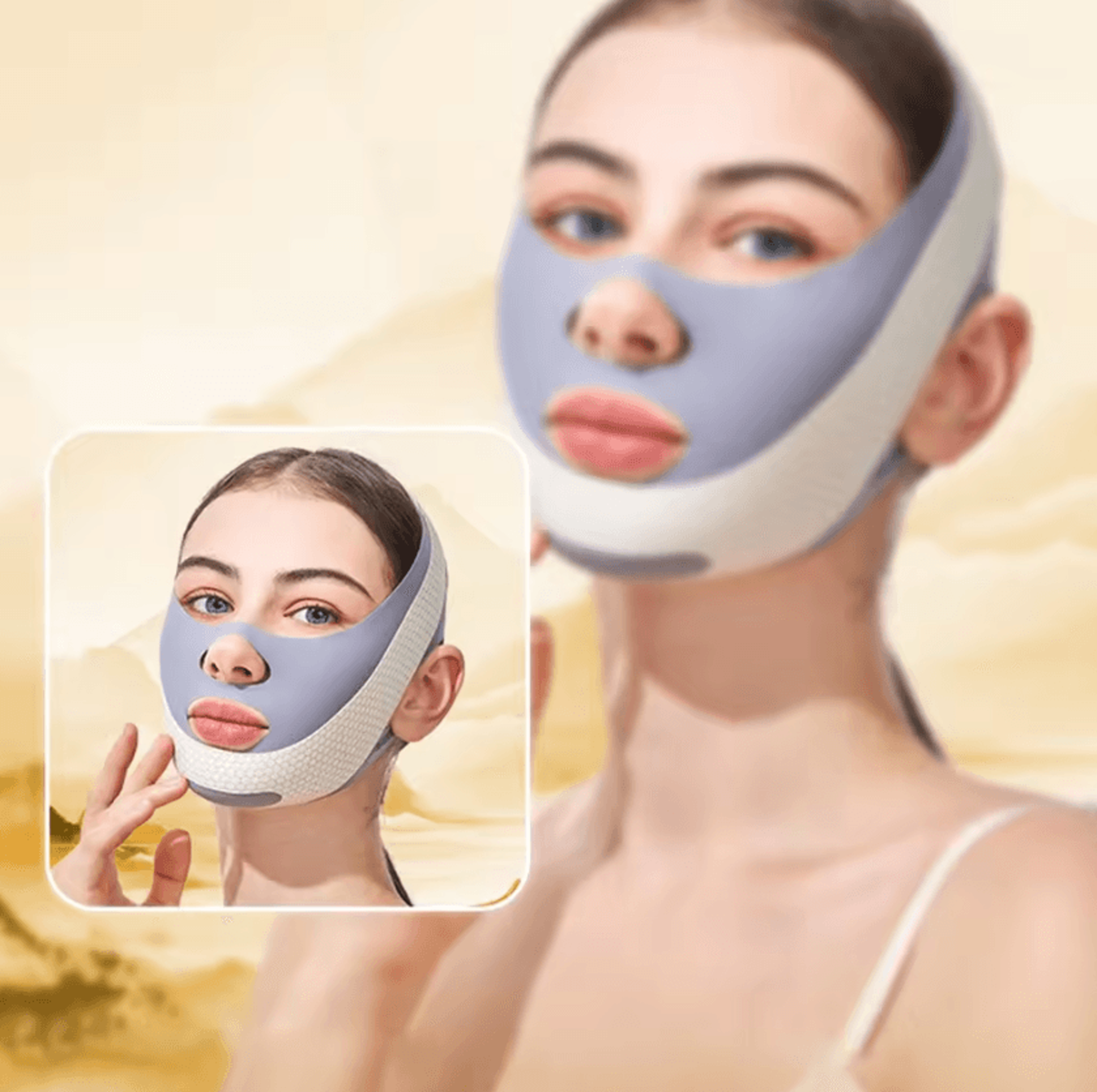 V Line Face Slimming Bandage Jawline Lifting Belt For Facial Support 2