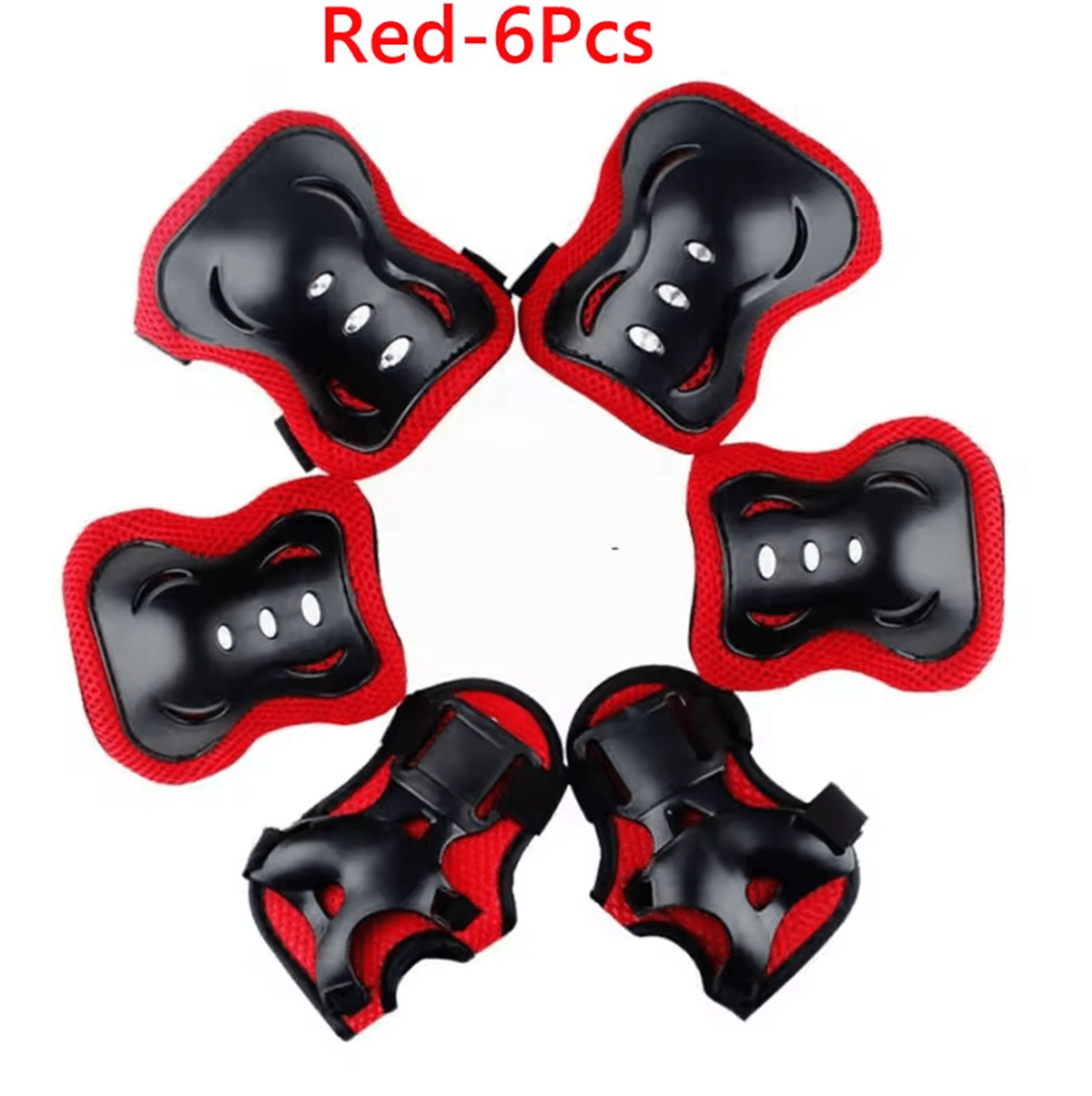 Adjustable Kids Protective Gear Set 6in1 With Knee Pads Elbow Pads And Wrist Guards 10