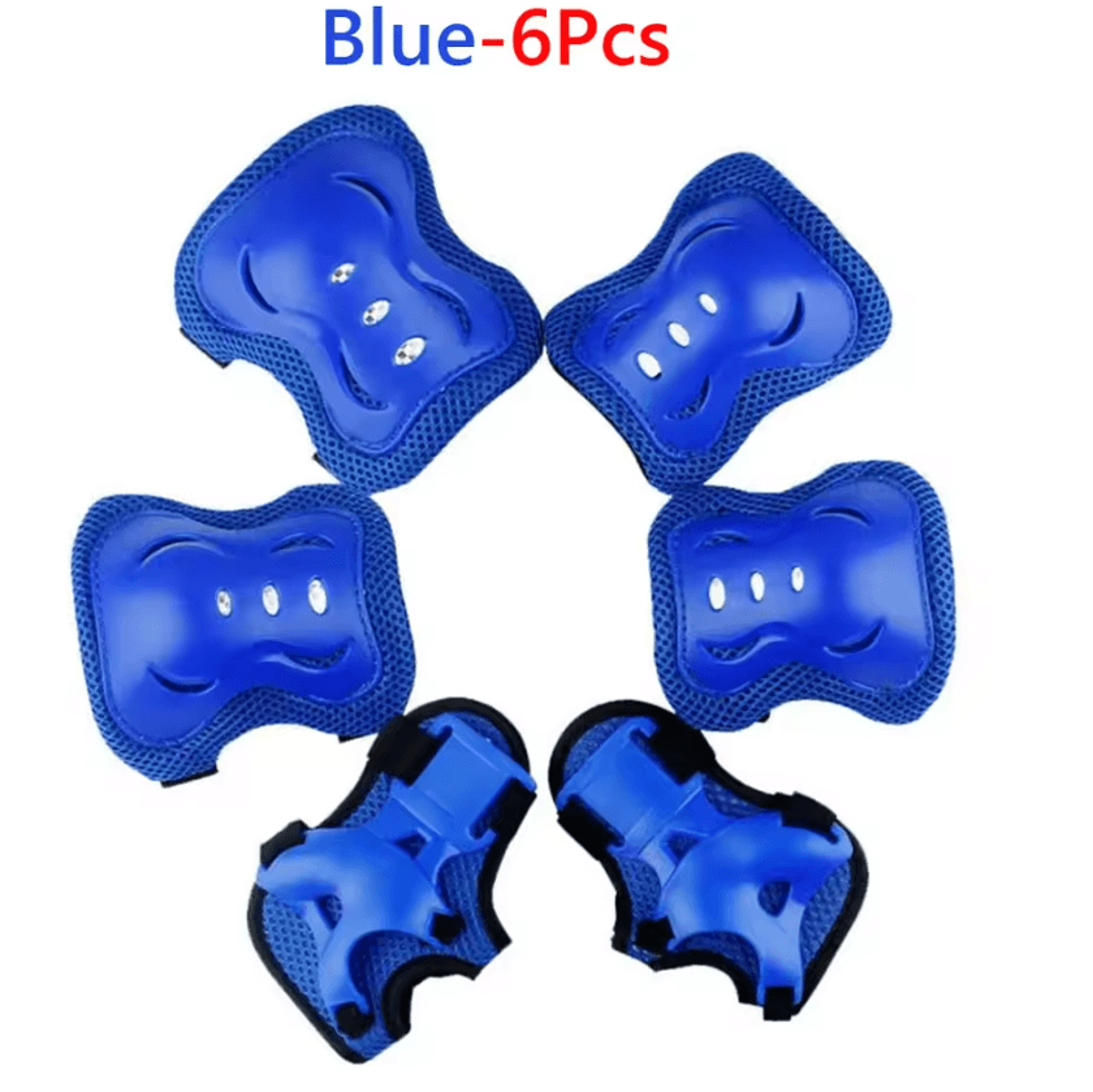 6in1 Kids Protective Gear Set With Knee Pads Elbow Pads  Wrist Guards For Skating Cycling Scooters  5