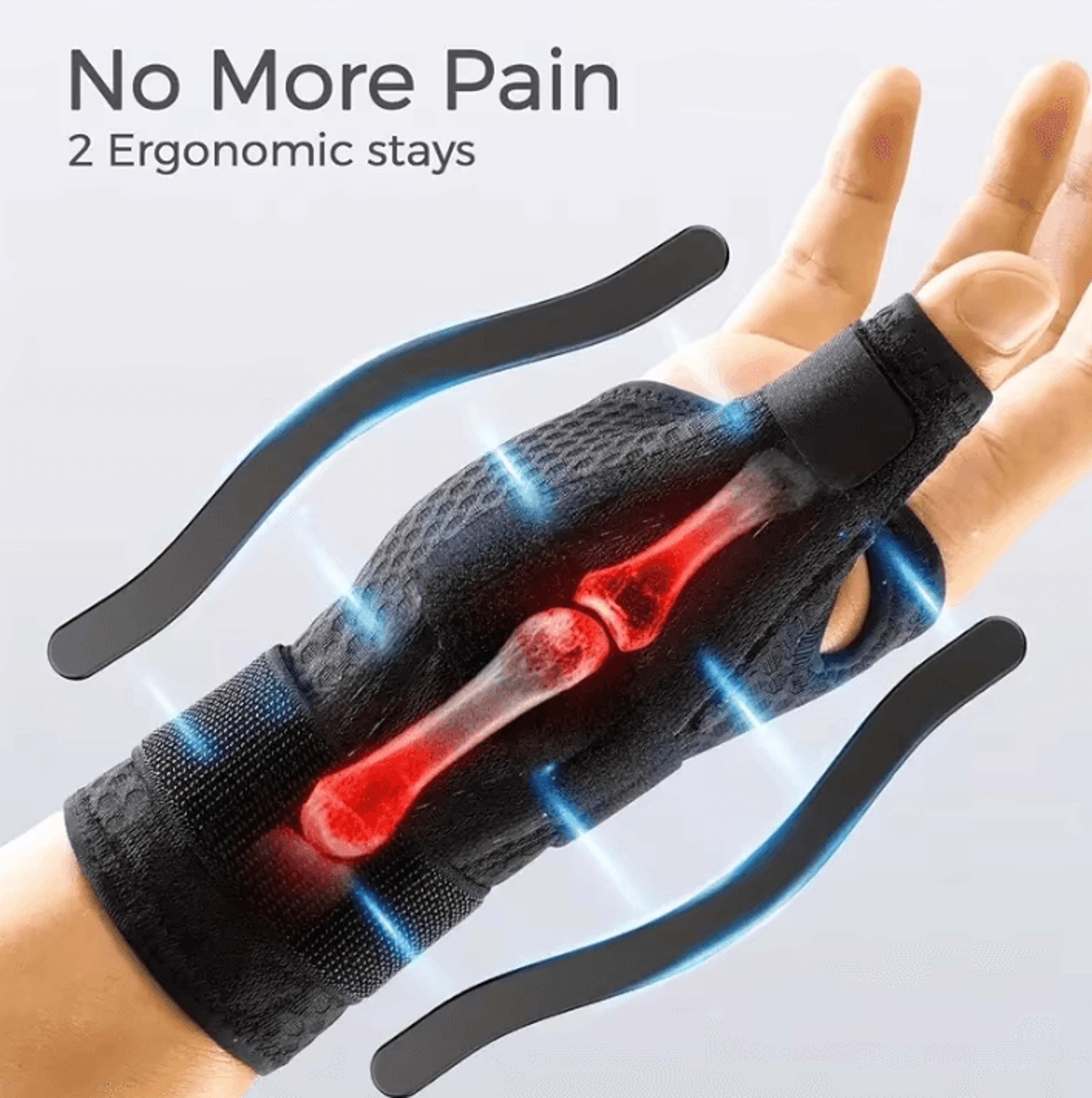 Adjustable Thumb Brace With Stabilizer Splint For Comfortable Thumb Support And Everyday Wear 3