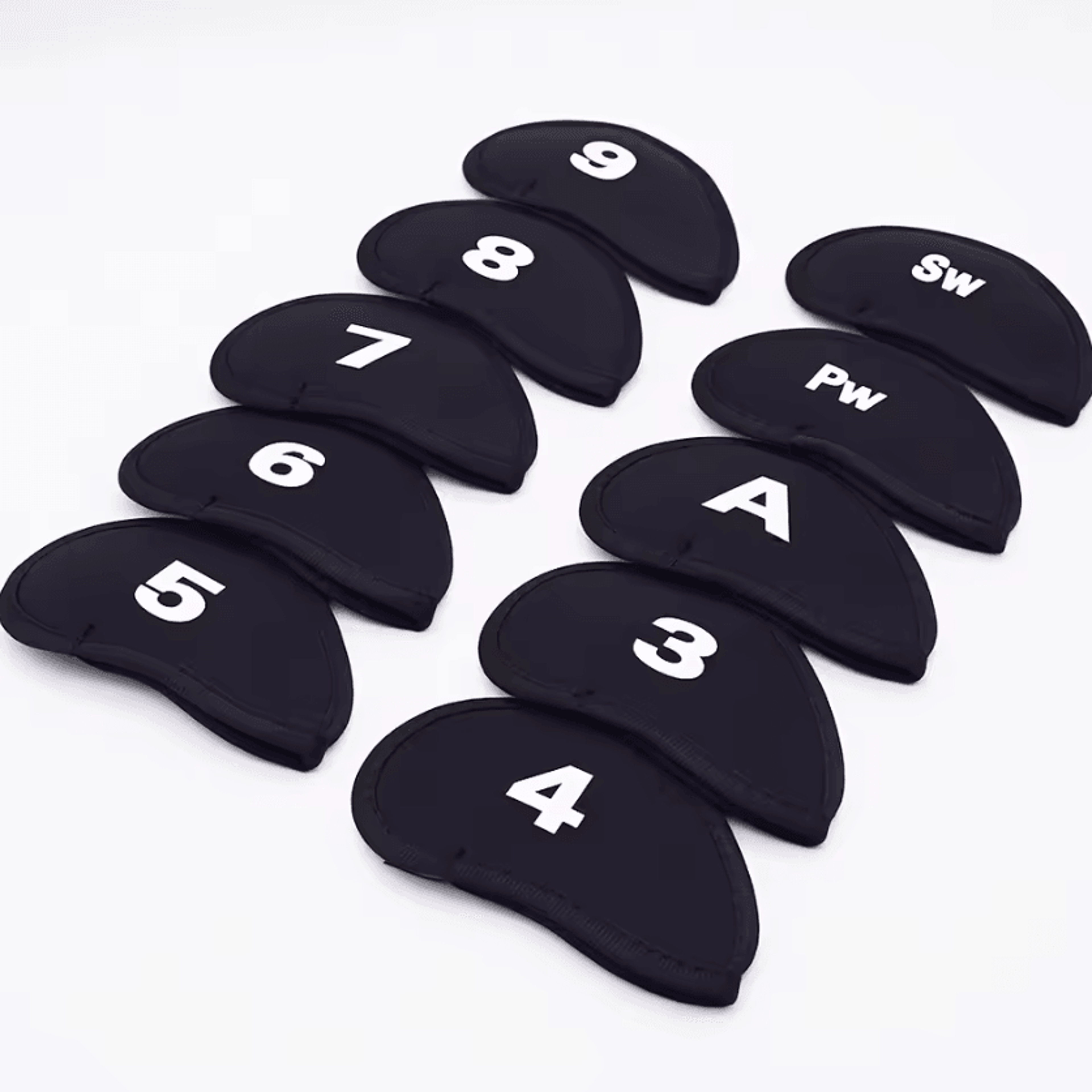 10 Piece Golf Iron Head Covers Set Protective Club Head Covers For Golf Clubs 2